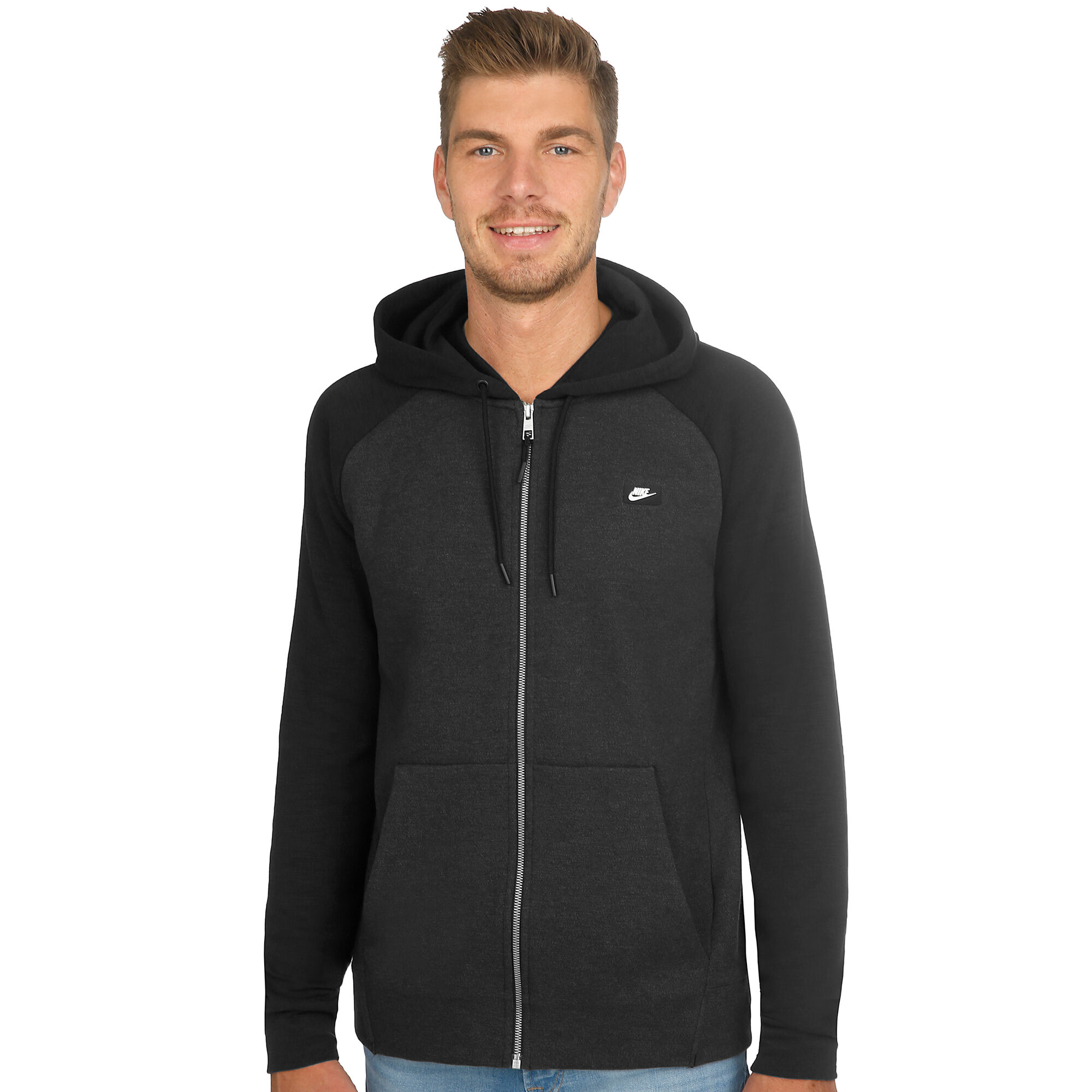 Camello Anónimo colateral Nike Sportswear Optic Fleece Training Jacket Men - Black, White online |  Padel-Point