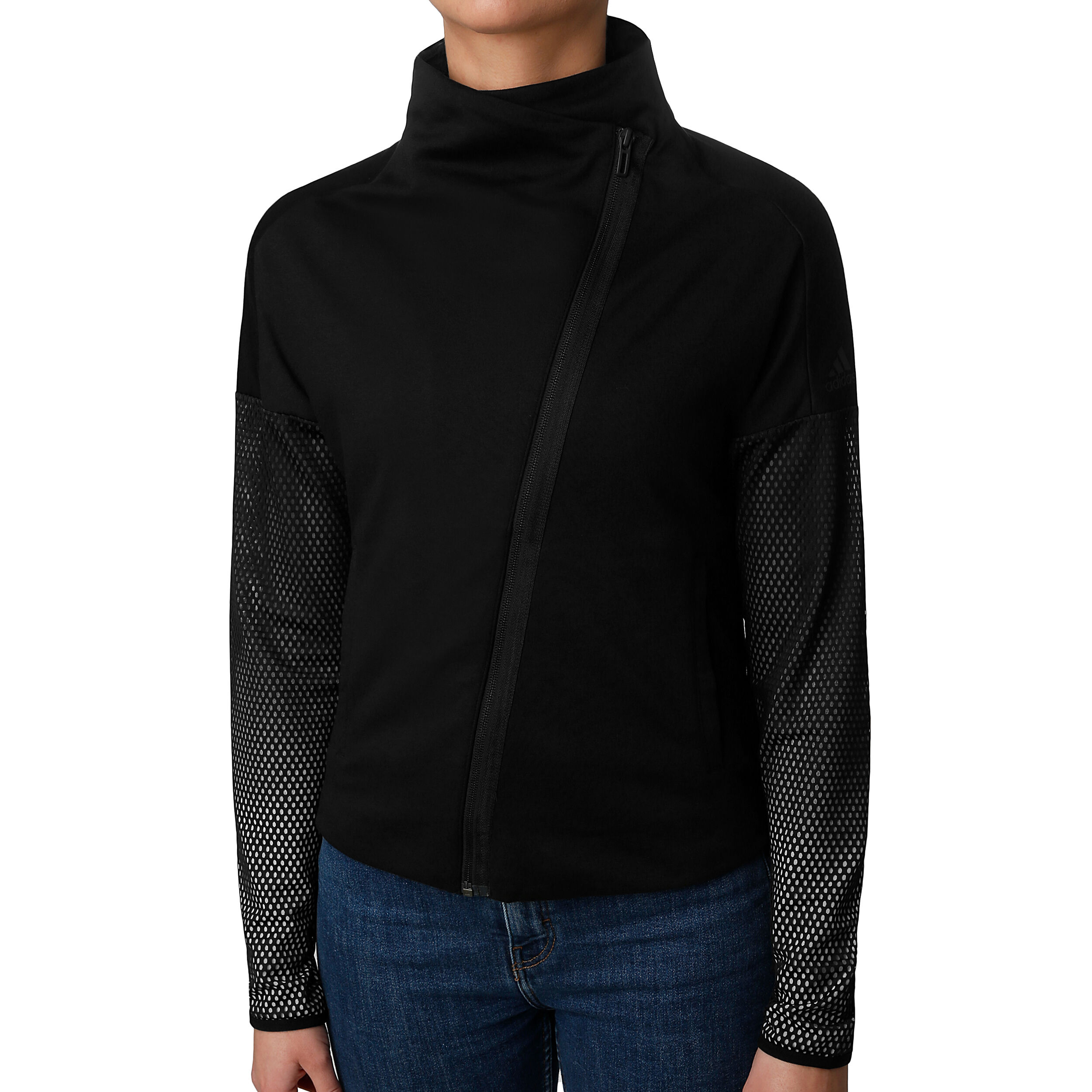 Buy adidas Heartracer Summer Training Jacket Women Black White online Padel Point COM