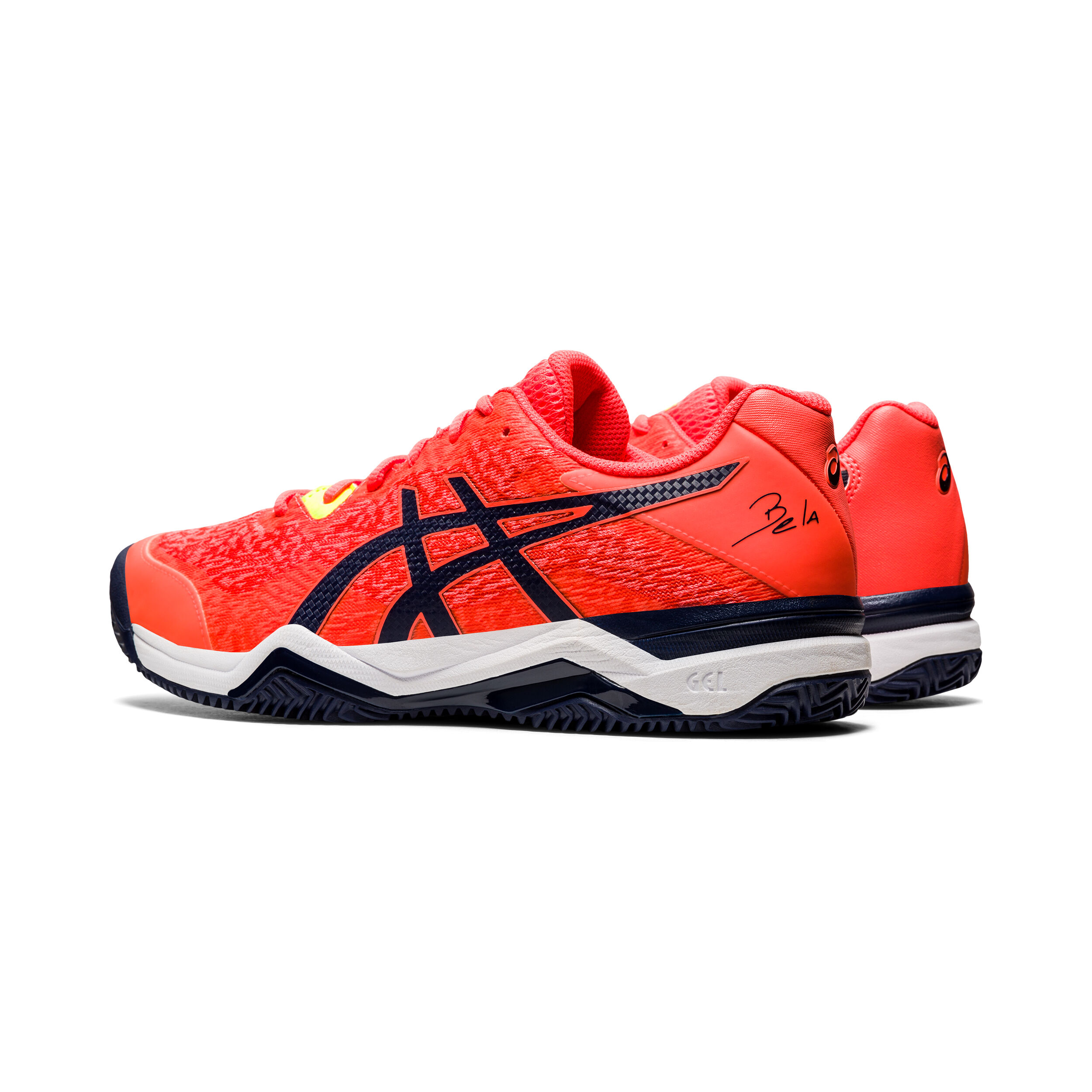 Gel Bela 7 Padel Shoe Men Orange Dark Blue