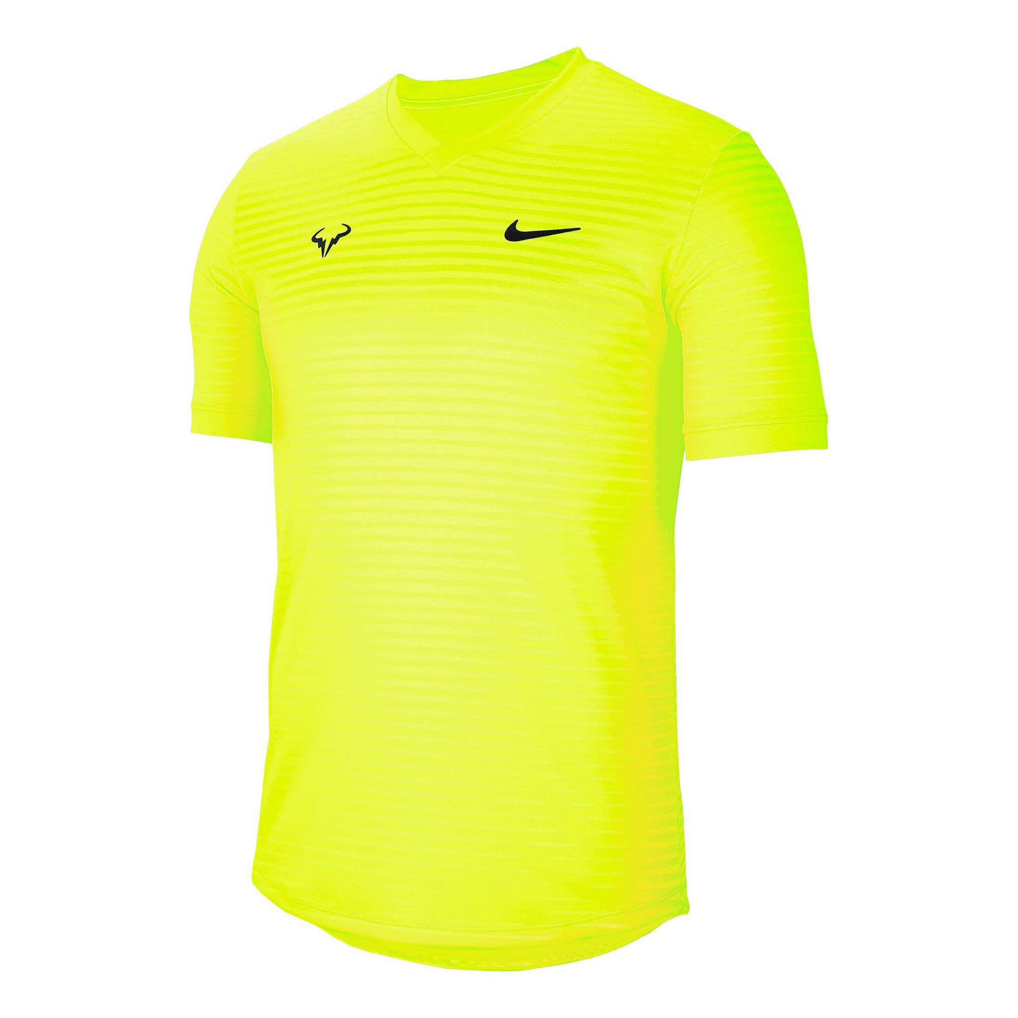 Tennis Shirt Men Yellow Nike Shirt Nike Rafael Nadal Challenger T