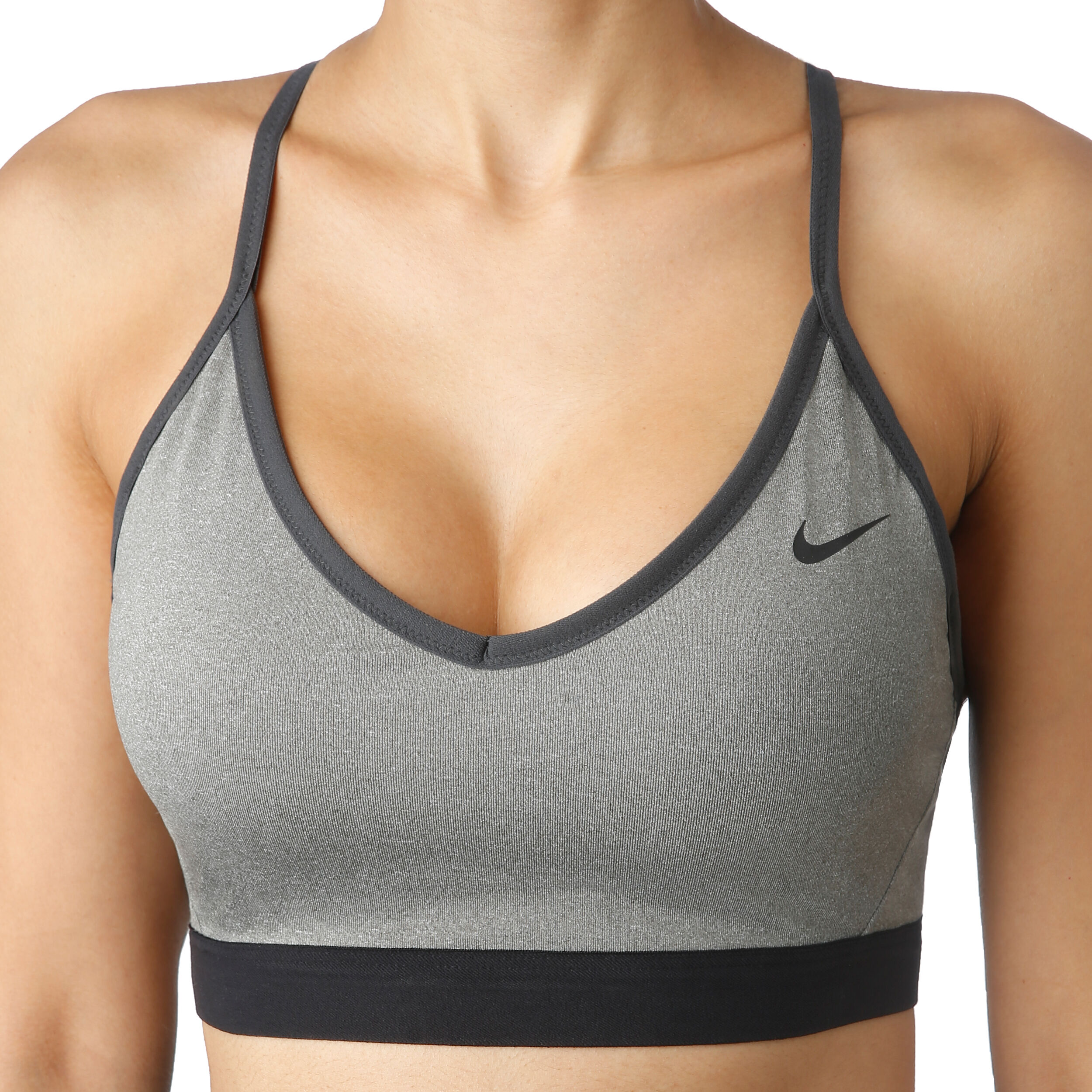 Nike indy sports store bra grey