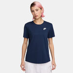 Nike Clothing Nike Club T-Shirt Women-Dark Blue