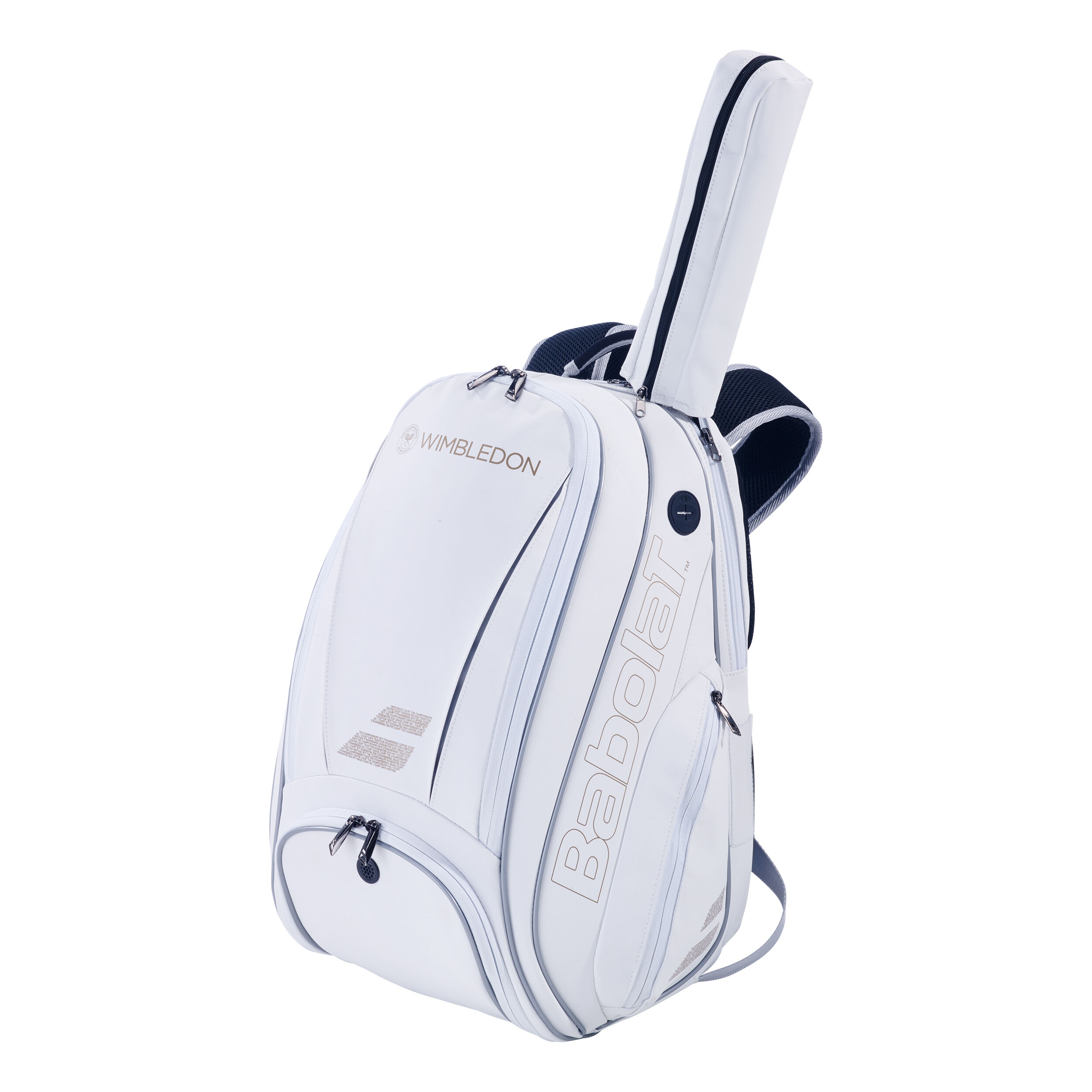 Pure Wimbledon Backpack White Gold
