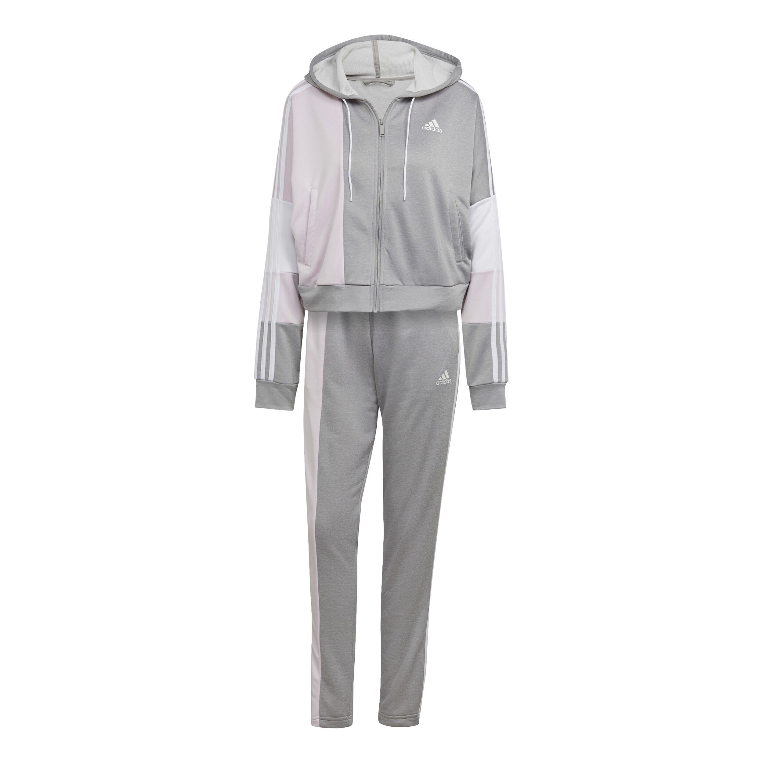 Grey womens adidas tracksuit 2025
