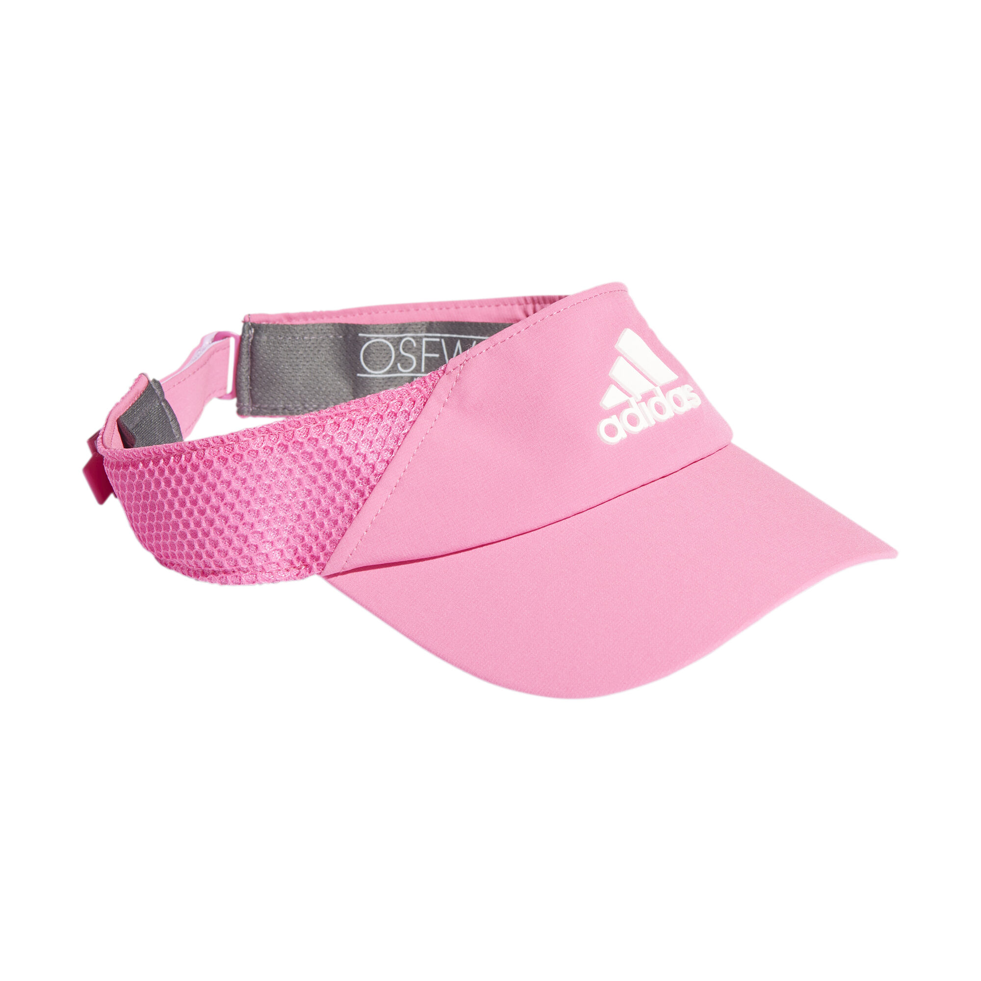 Buy adidas Aero Ready Visor Kids Neon Pink White online Padel