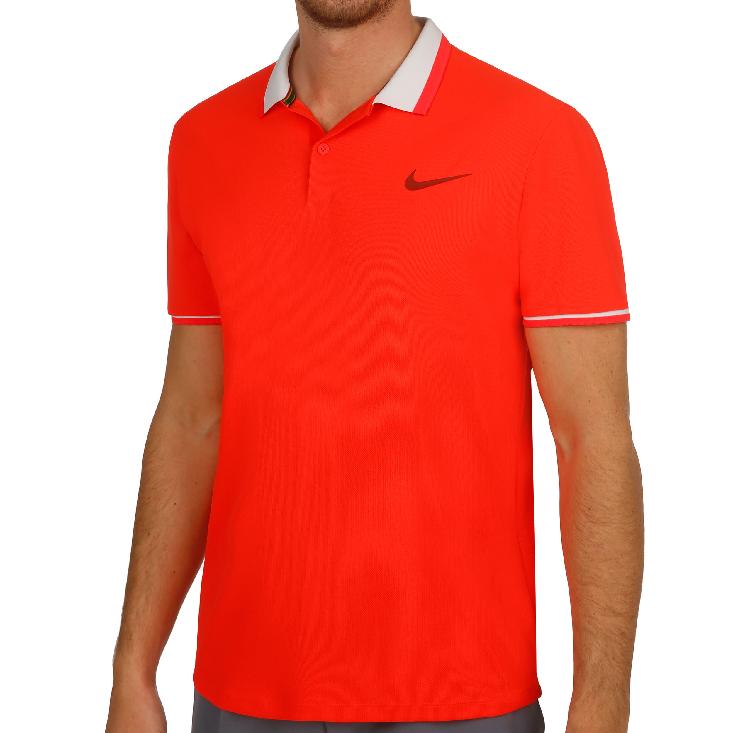 Buy Nike Court Advantage Polo Men Lightred White online Padel Point COM