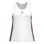 HEAD Clothing HEAD Club 25 Tech Tank Top Women-White,Red