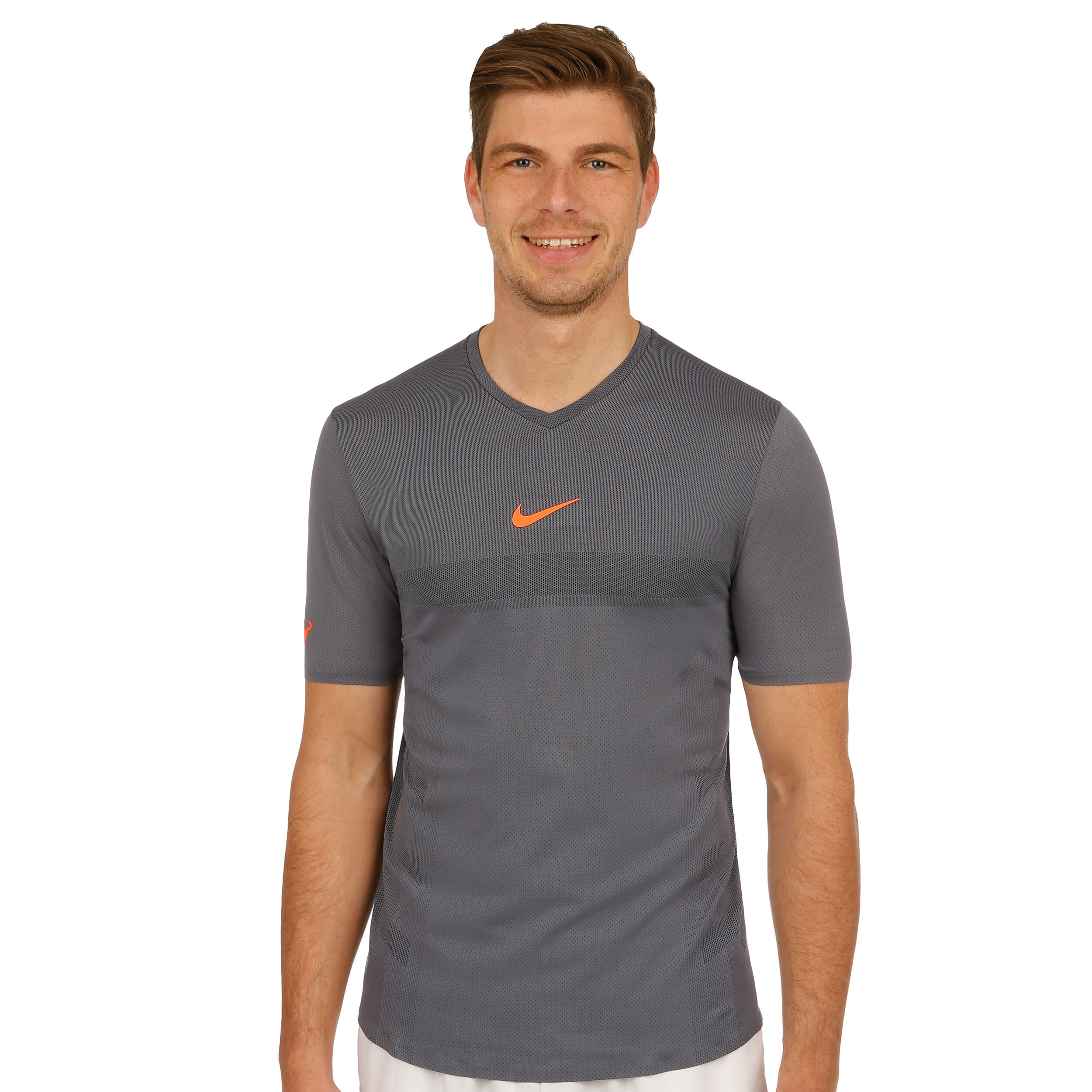 Nike Rafael Nadal Court AeroReact T-Shirt Men Dark Grey