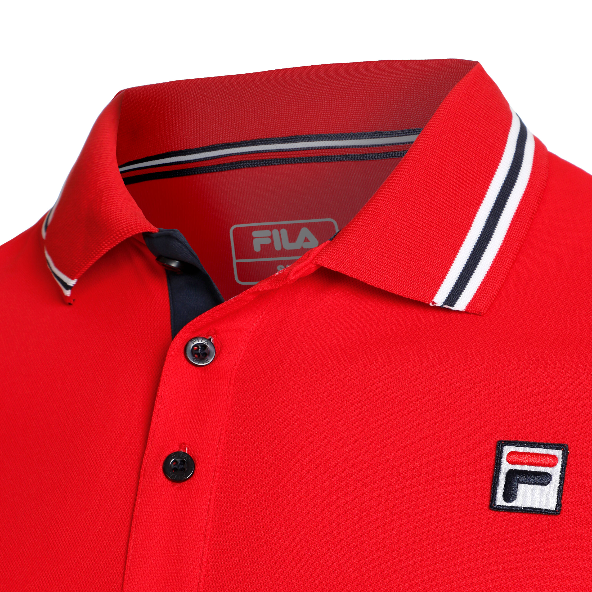 Fila polo mens red on sale
