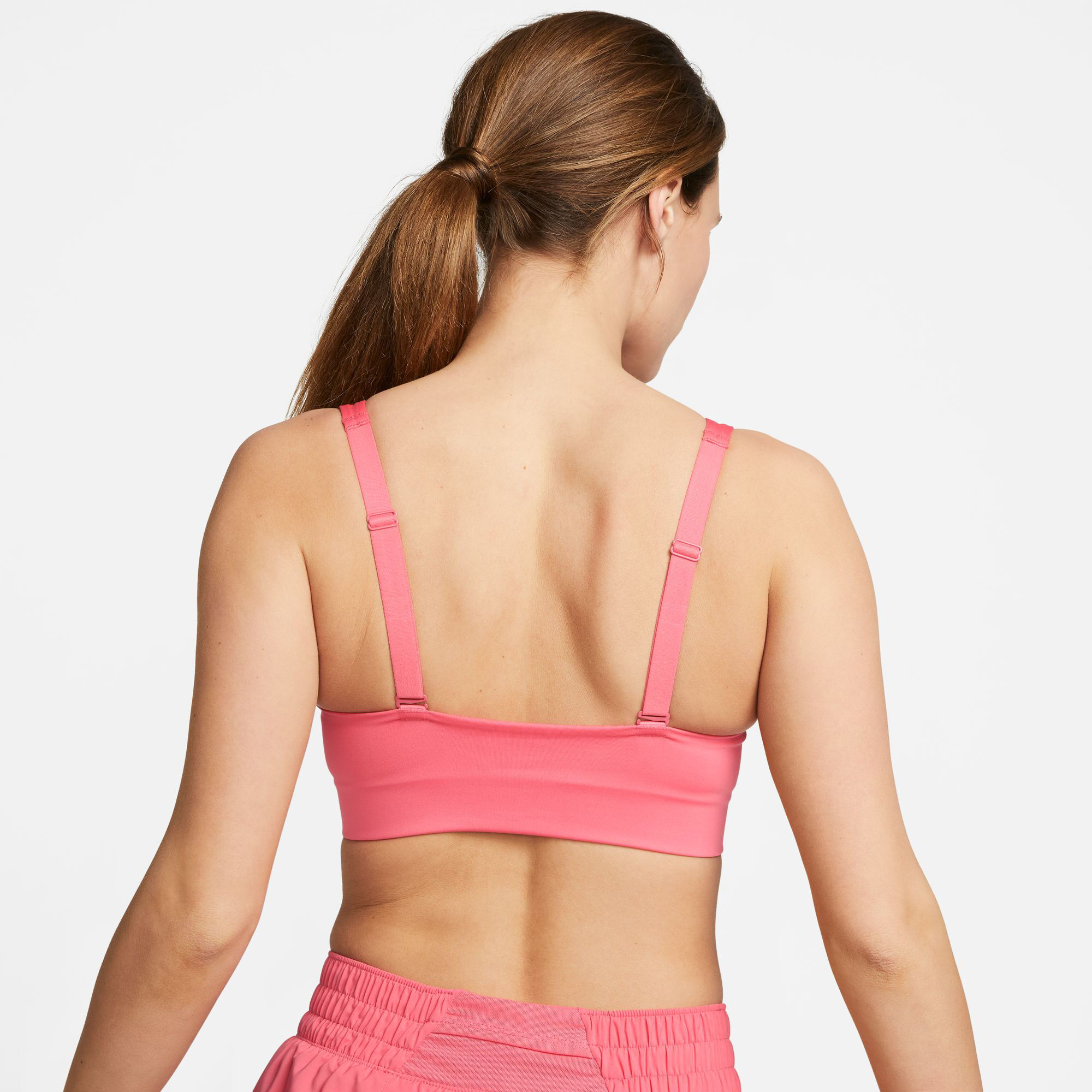 Buy Nike Dri-Fit Indy Plunge Cutout Sports Bras Women Coral online