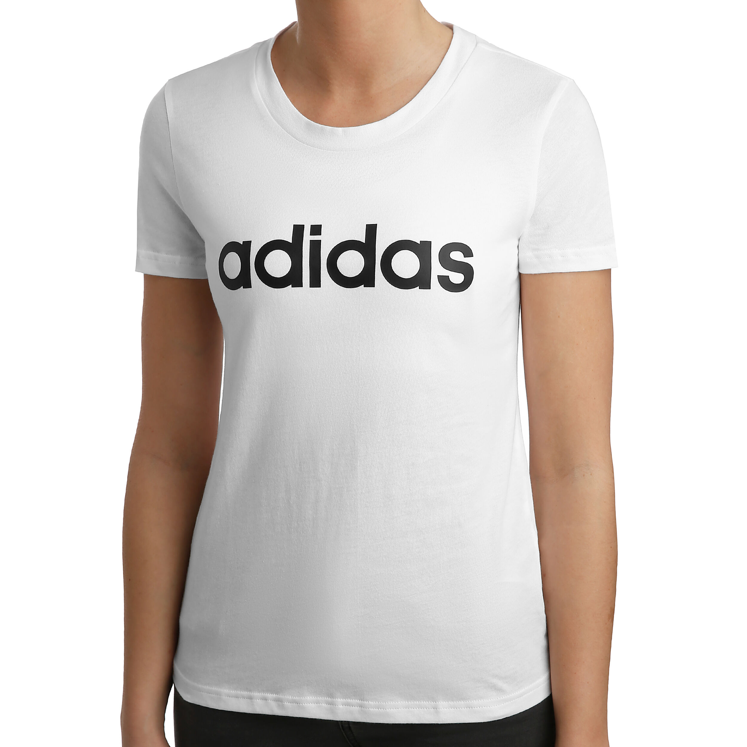 Adidas essentials top linear slim tee