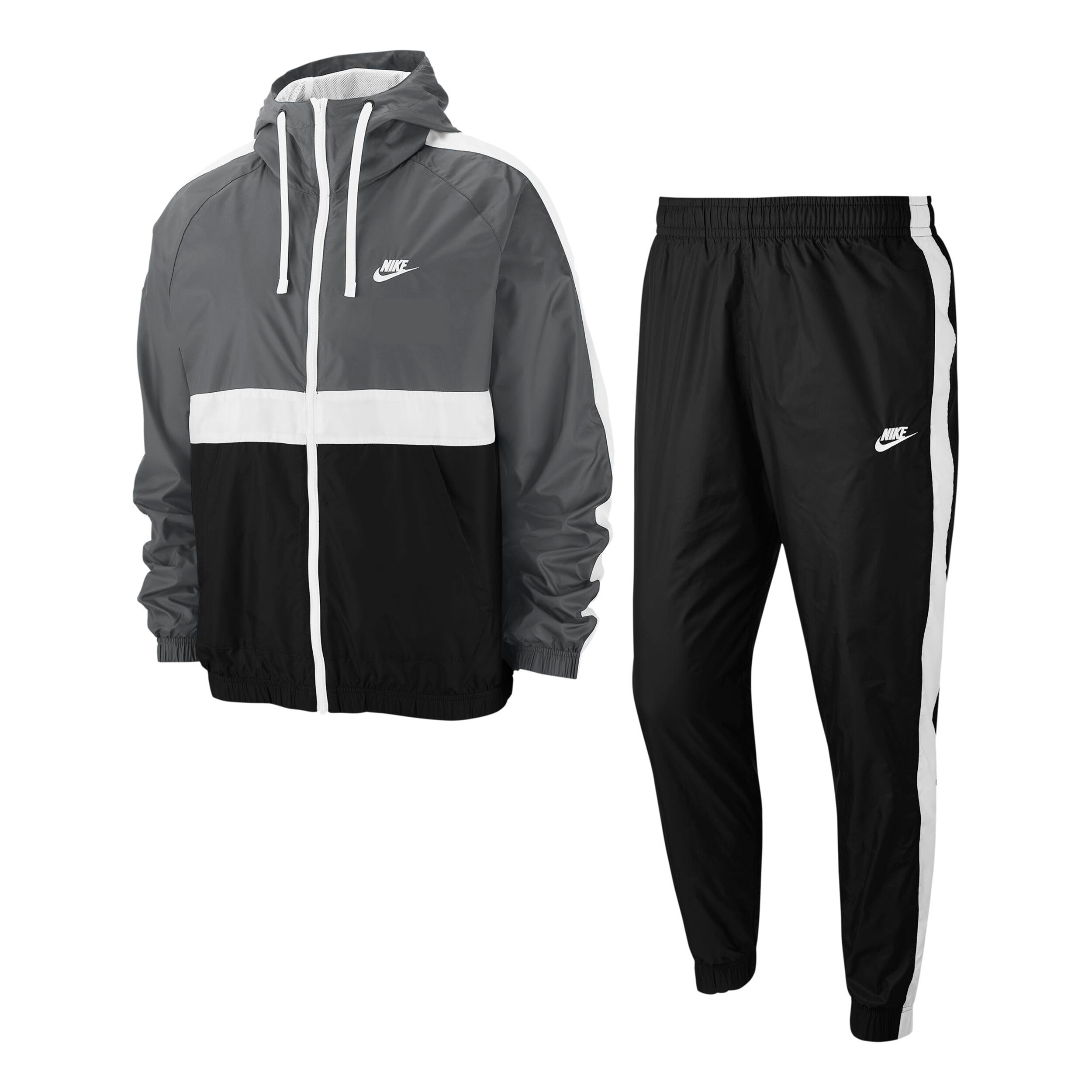 Men grey nike tracksuit on sale