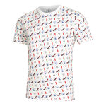 Quiet Please Clothing Quiet Please New York Statement T-Shirt Men - white, multicoloured