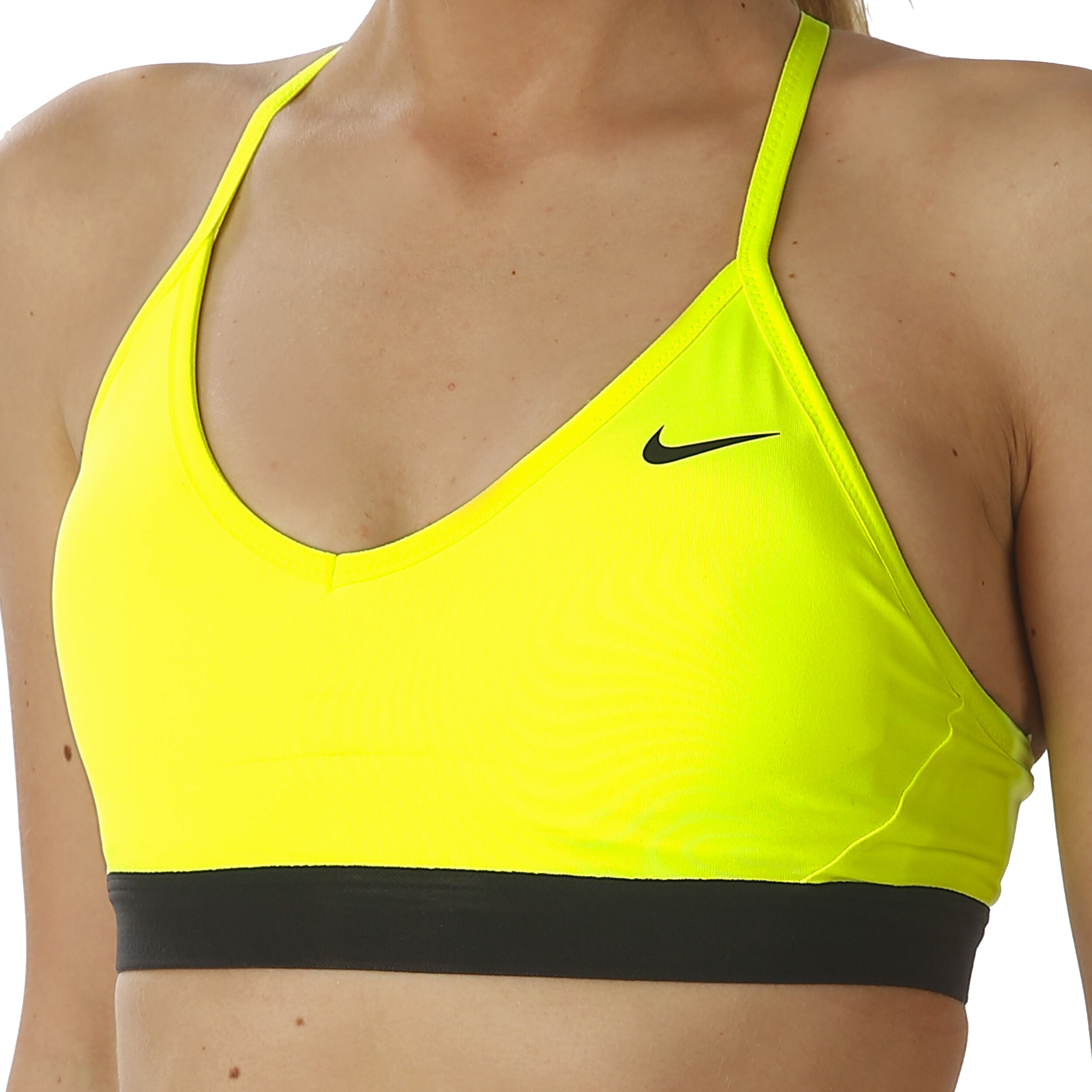 Indy Sports Bras Women Neon Yellow Black