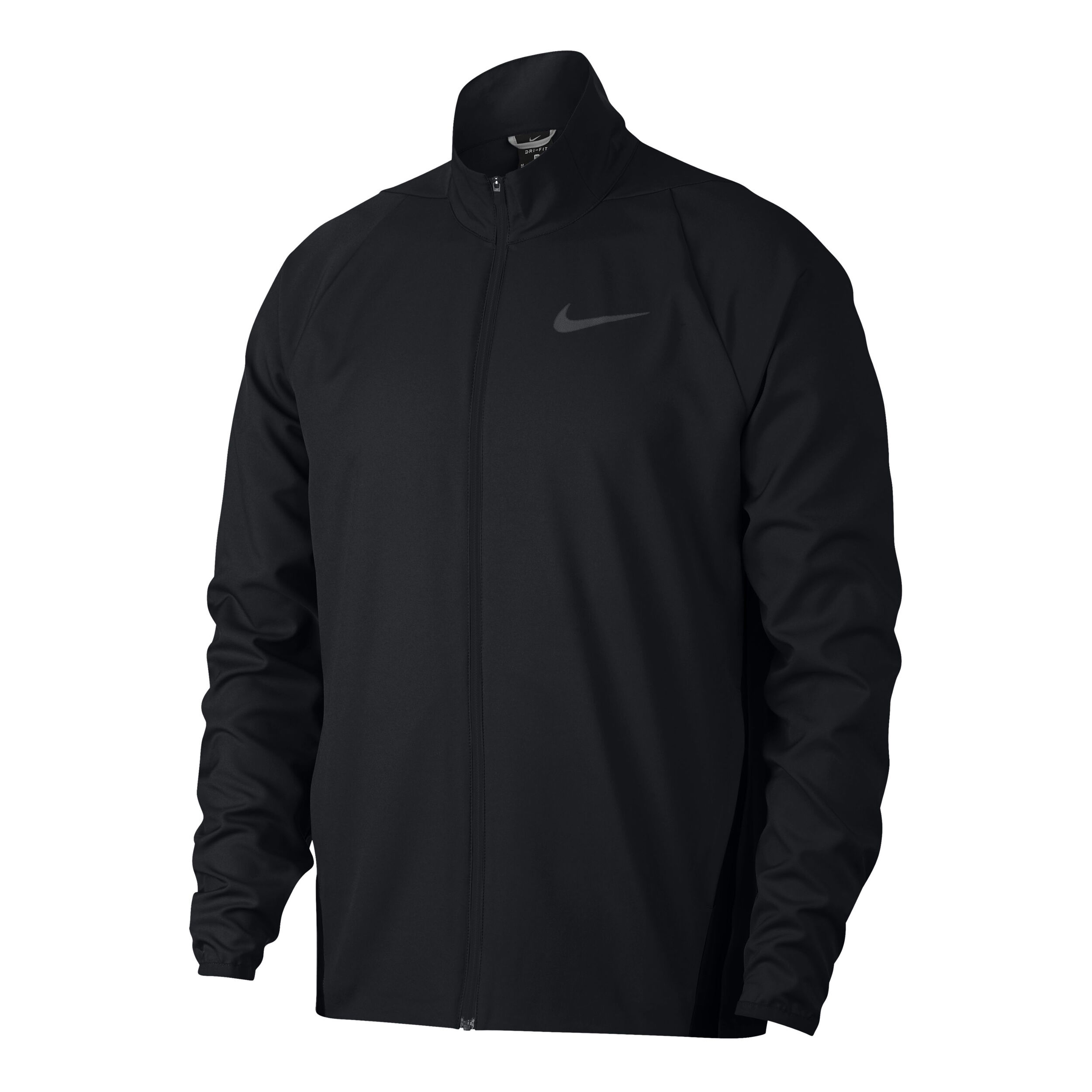 Dry Training Jacket Men Black Silver