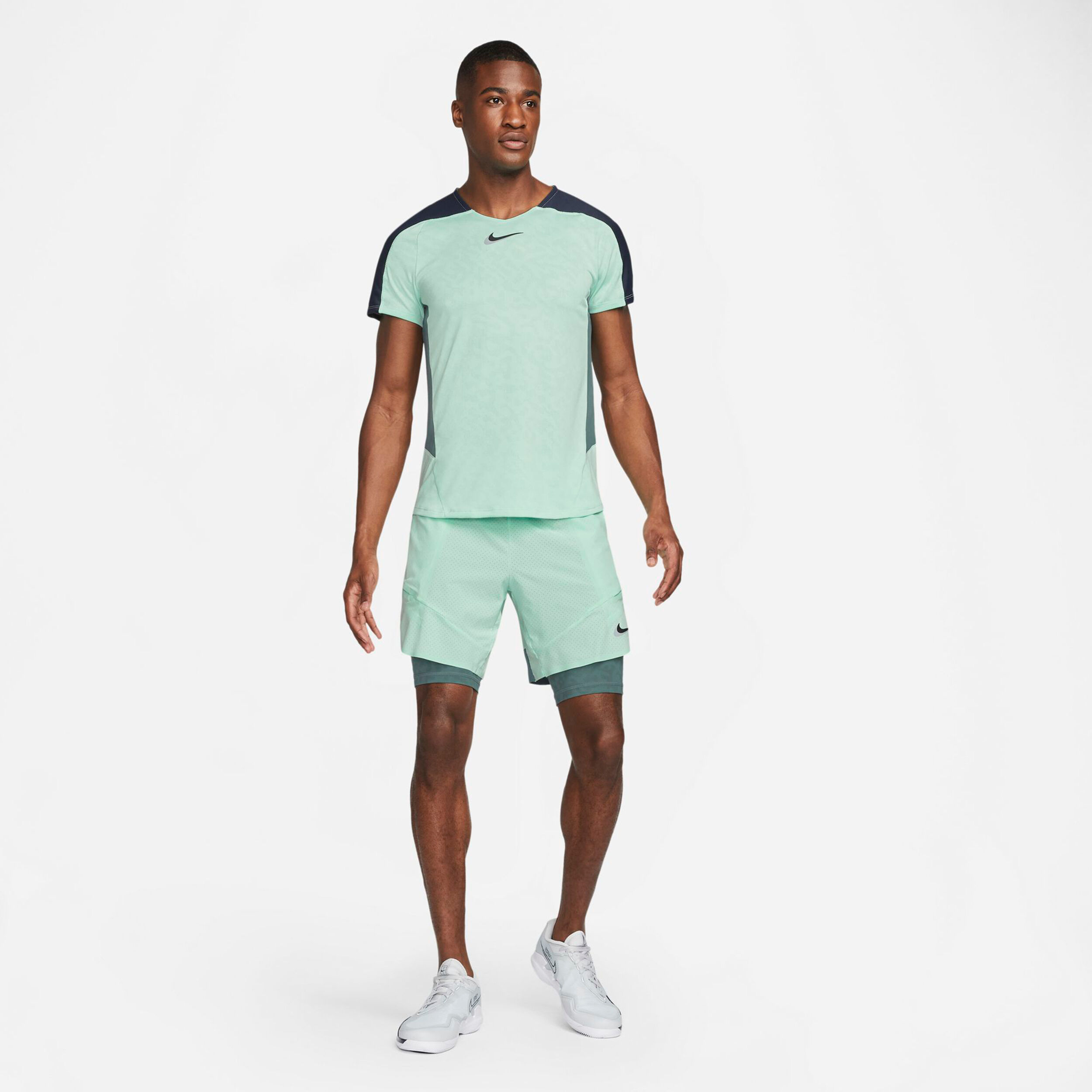 絶妙なデザイン Buy Nike Green Mint, Men Shorts PS 2in1 Slam Dri-Fit Court ウェア