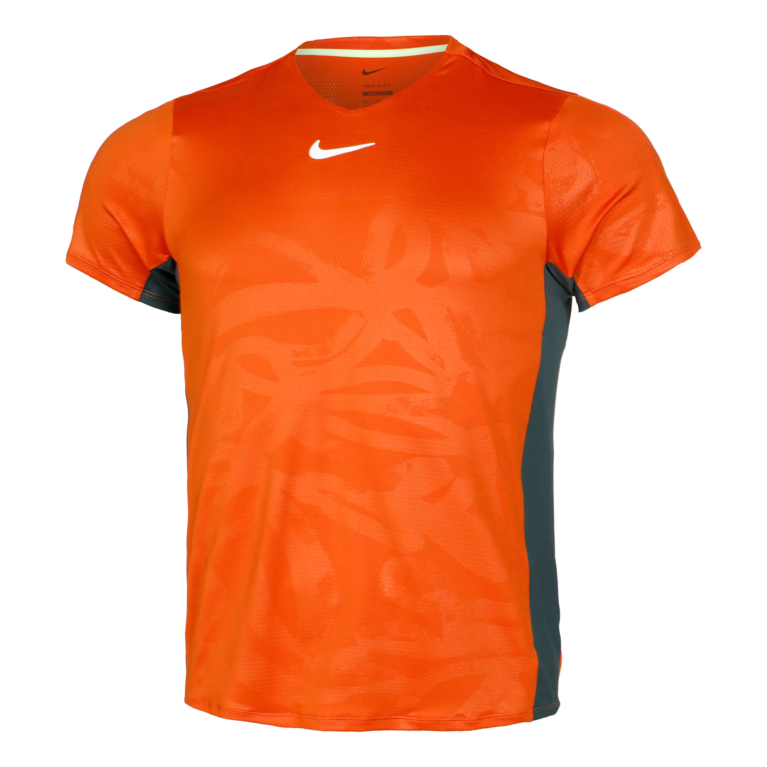Nike dri fit t shirt orange outlet