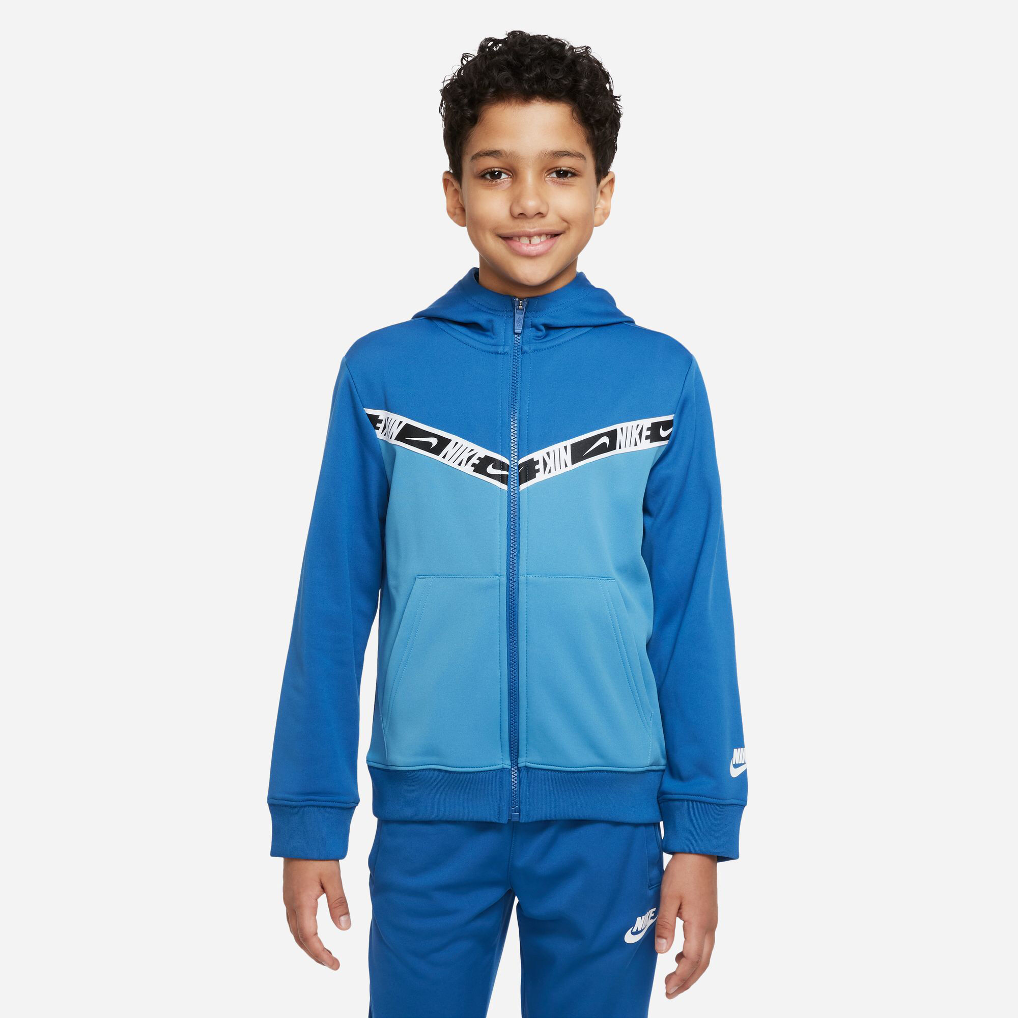 Sportswear Repeat Pack Zip Hoodie Boys Blue