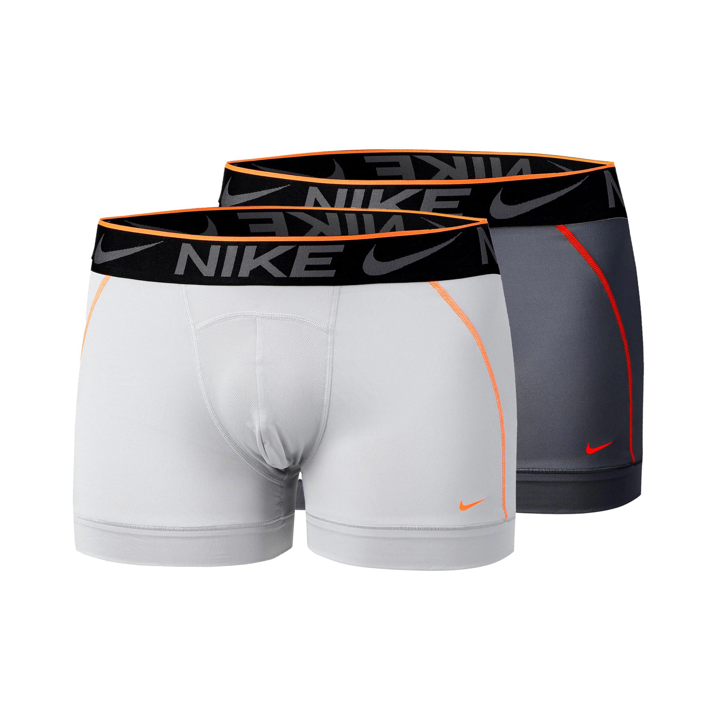 Breathe Micro Boxer Shorts 2 Pack Men Dark Grey Grey
