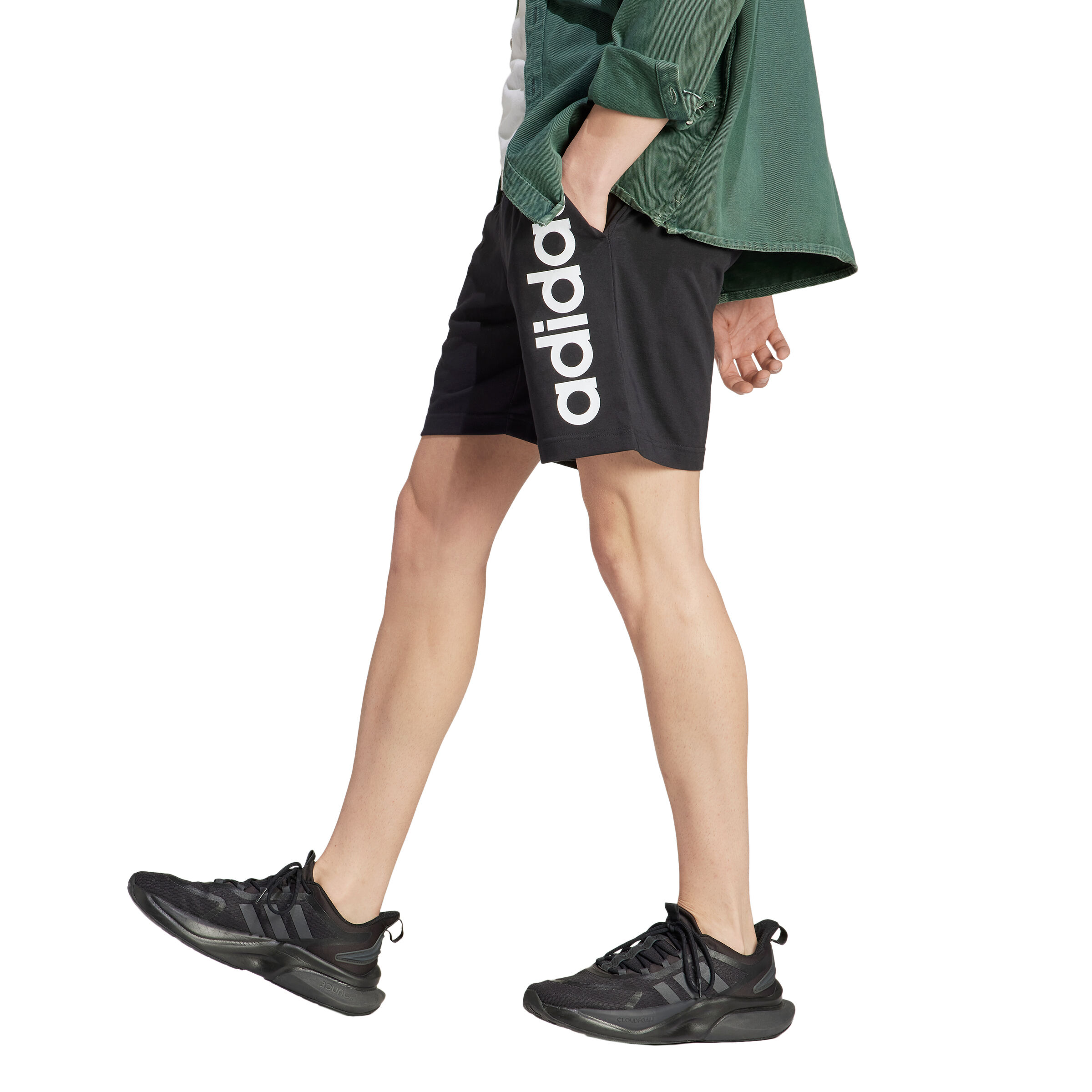 Buy adidas Essentials AEROREADY Single Jersey Linear Logo Shorts