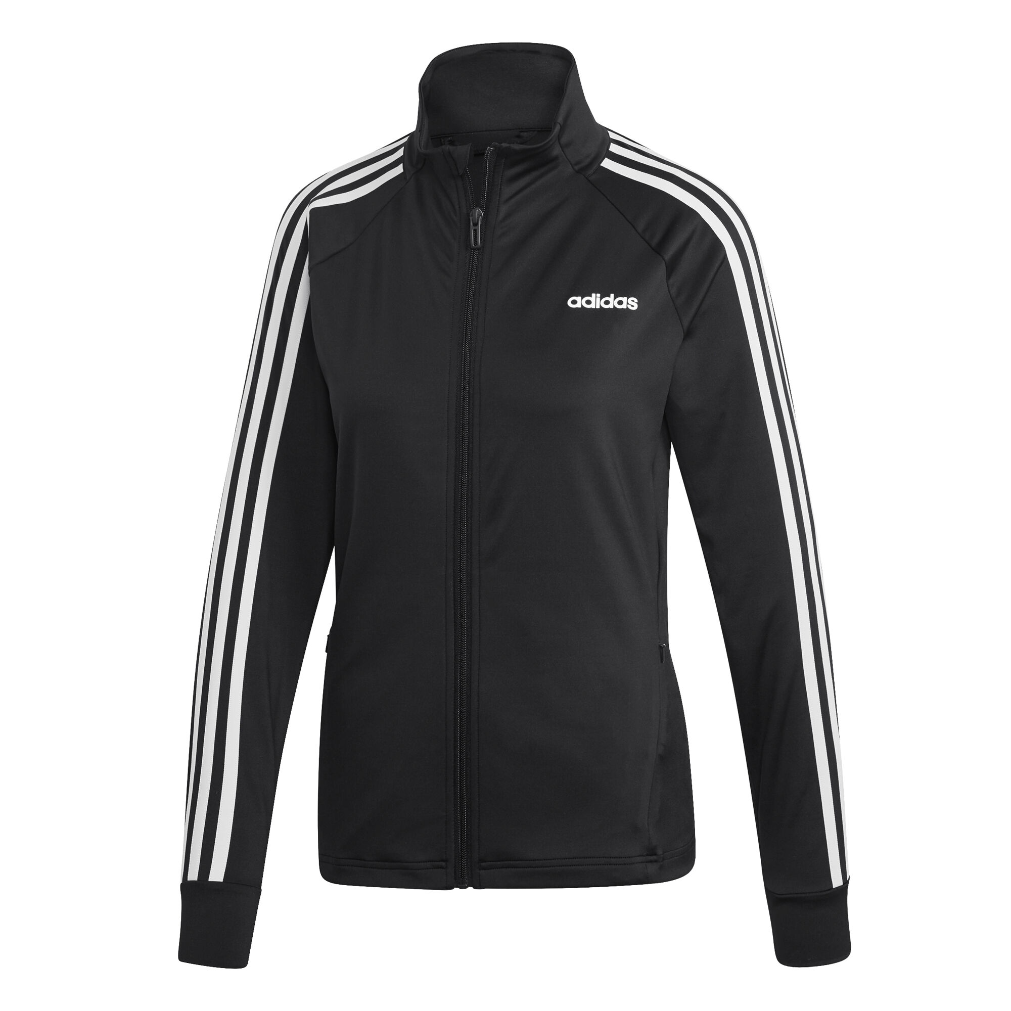 D2M 3 Stripes Training Jacket Women Black White