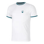 Quiet Please Clothing Quiet Please Create Break Ringer T-Shirt Men-White,Petrol