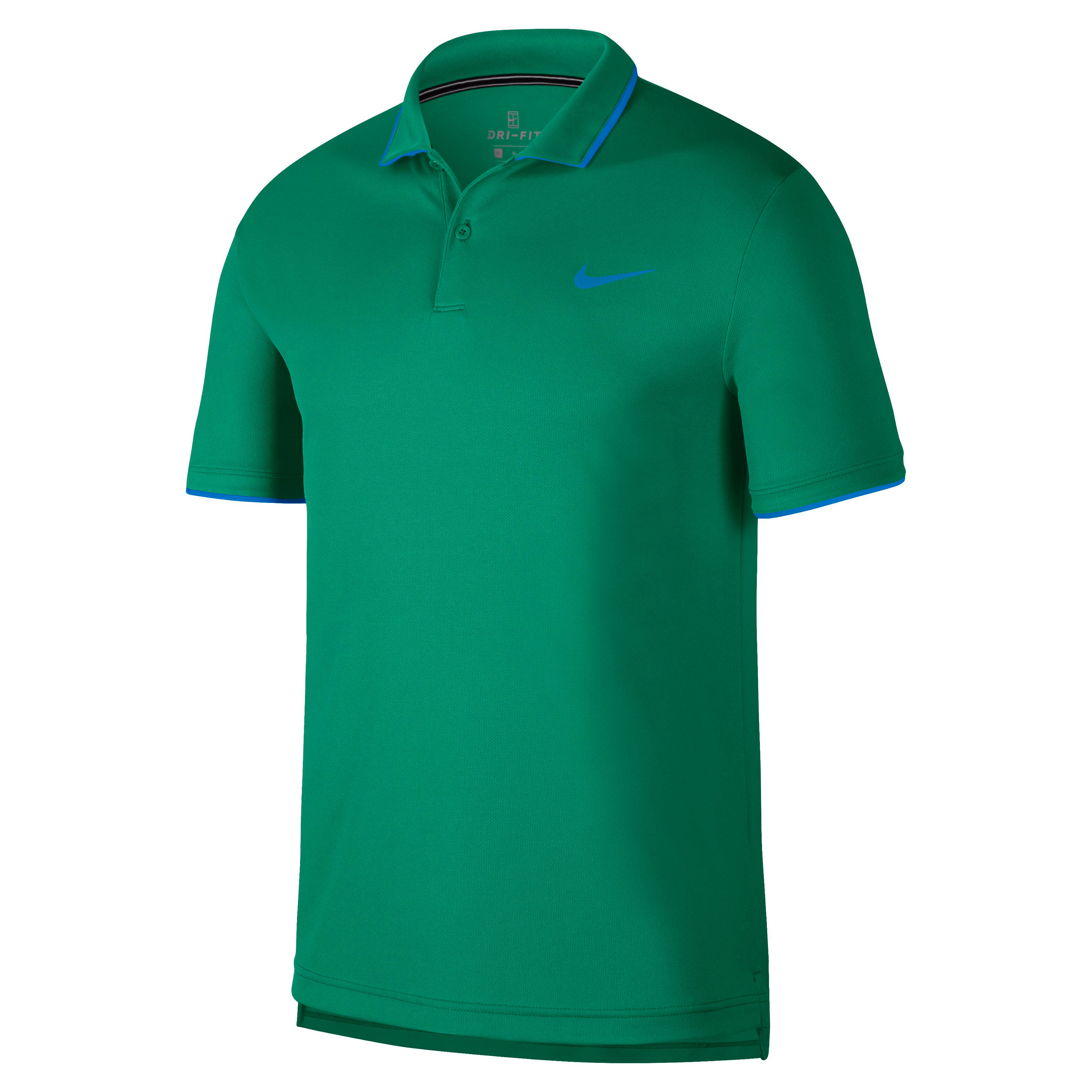 Buy Nike Court Dry Polo Men Green Blue online Padel Point COM