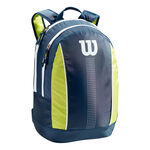 Wilson JUNIOR BACKPACK Navy/Lime Green/White