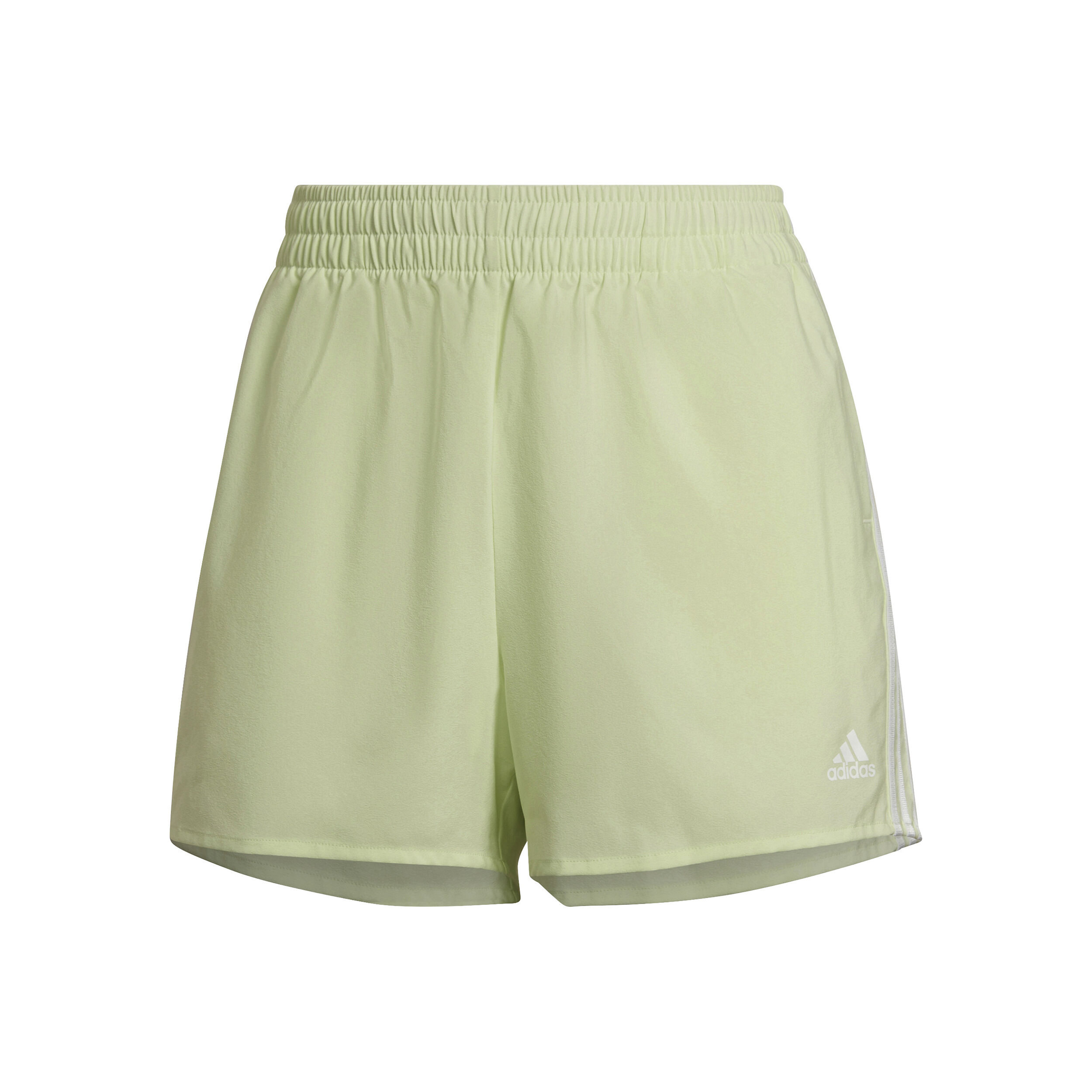 Green adidas shorts womens hot sale