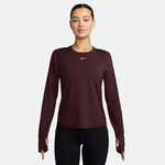 Nike Clothing Nike One Classic Dri-FIT Long sleeve Women - dark red, white