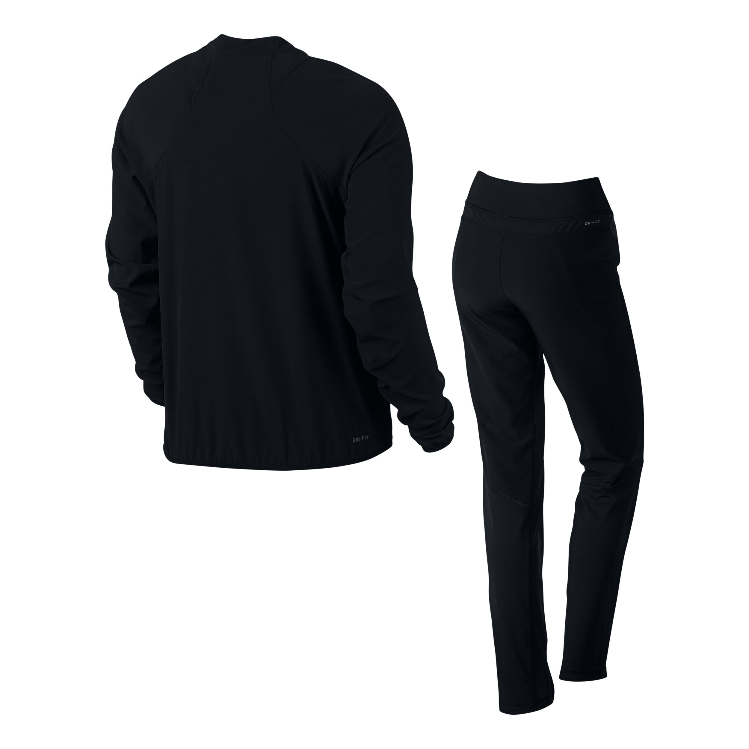Court Woven Warm Up Tracksuit Women Black White