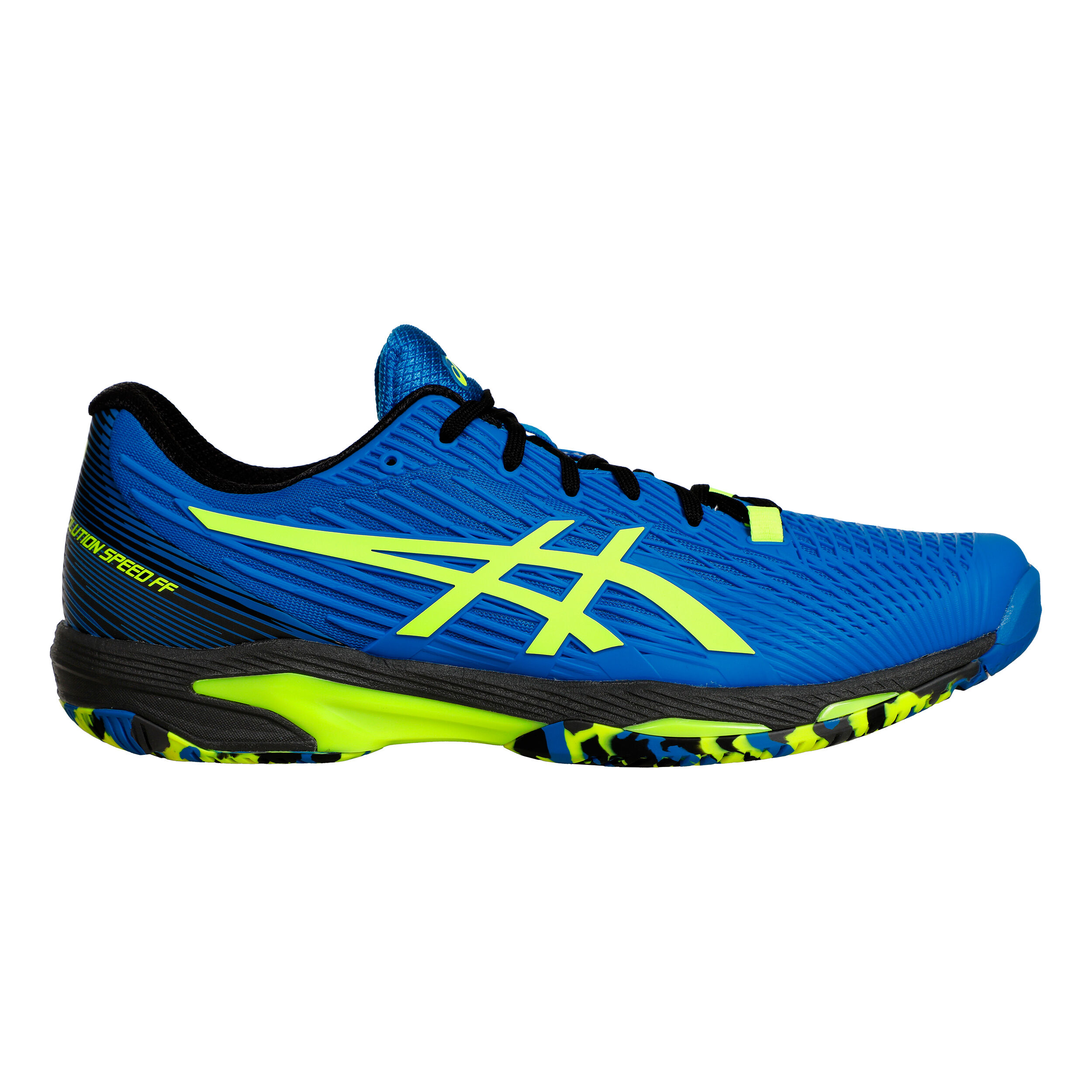 Buy ASICS Solution Speed FF 2 All Court Shoe Men Blue Neon Yellow
