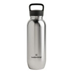 Waterdrop All-Purpose Ultralight brushed silver - Spout Lid black - 1.2L