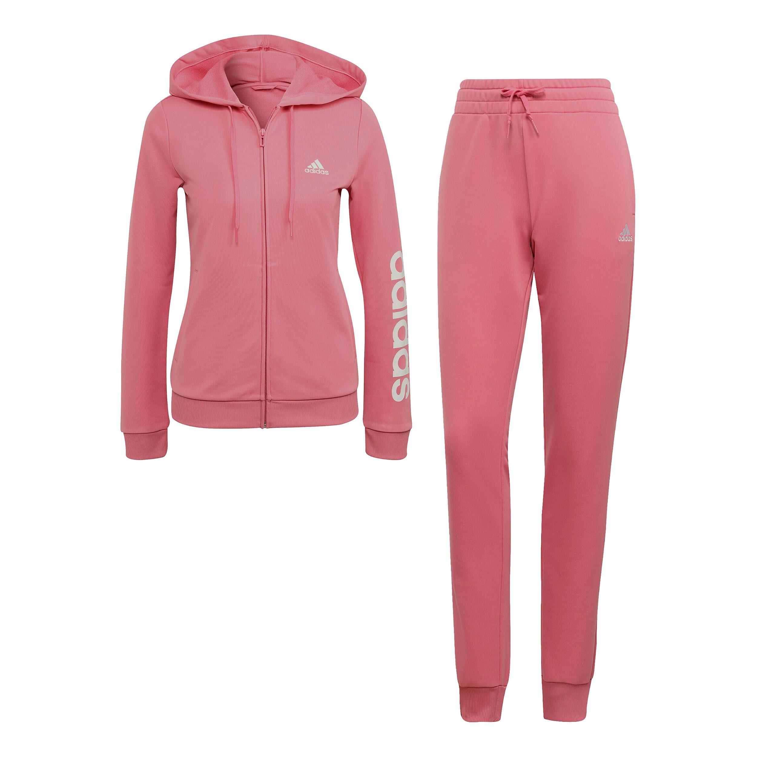 Linear FT Tracksuit Women Pink White