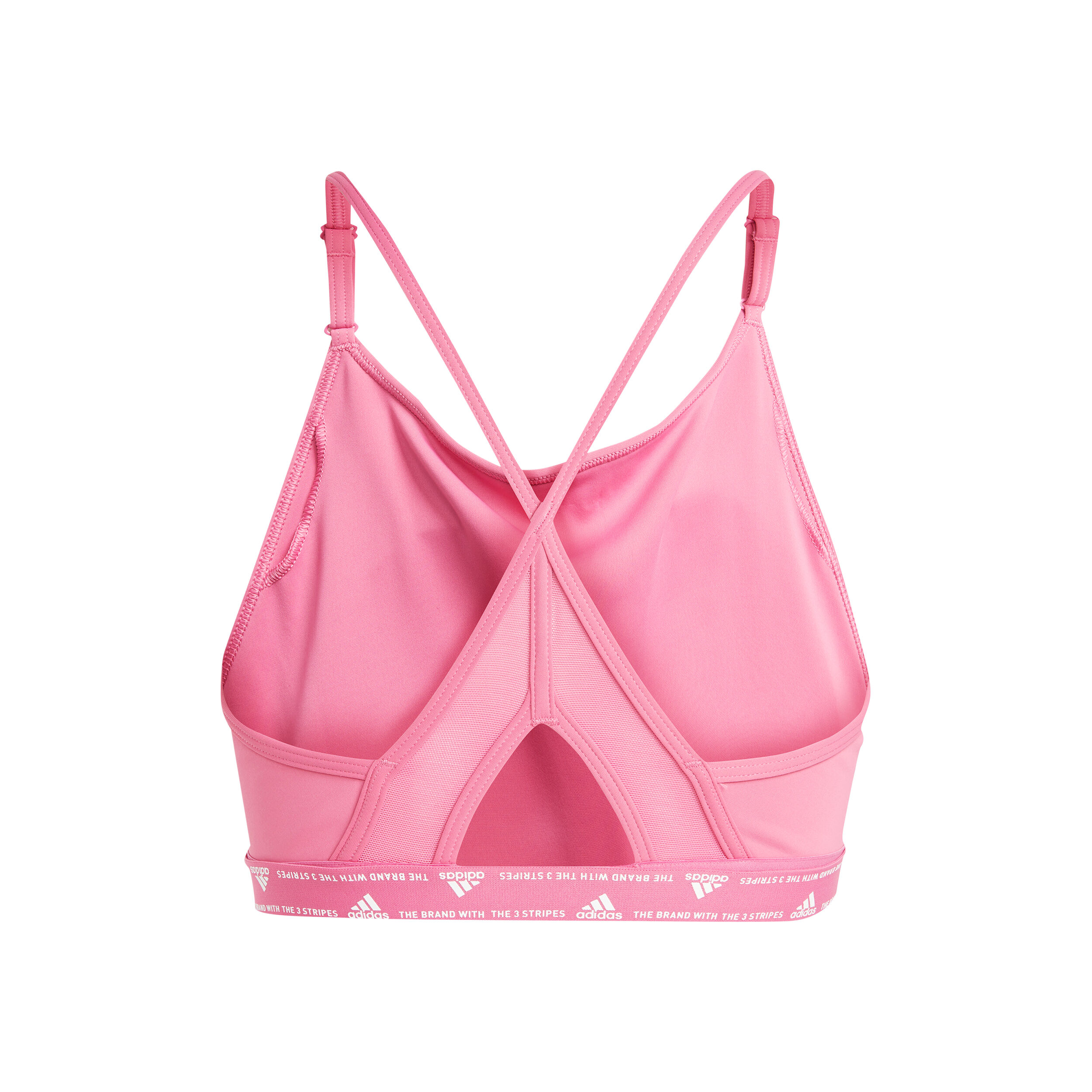 Pink adidas 2024 sports bra