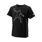 Wilson Clothing Wilson Bela Tech II T-Shirt Boys - black, white