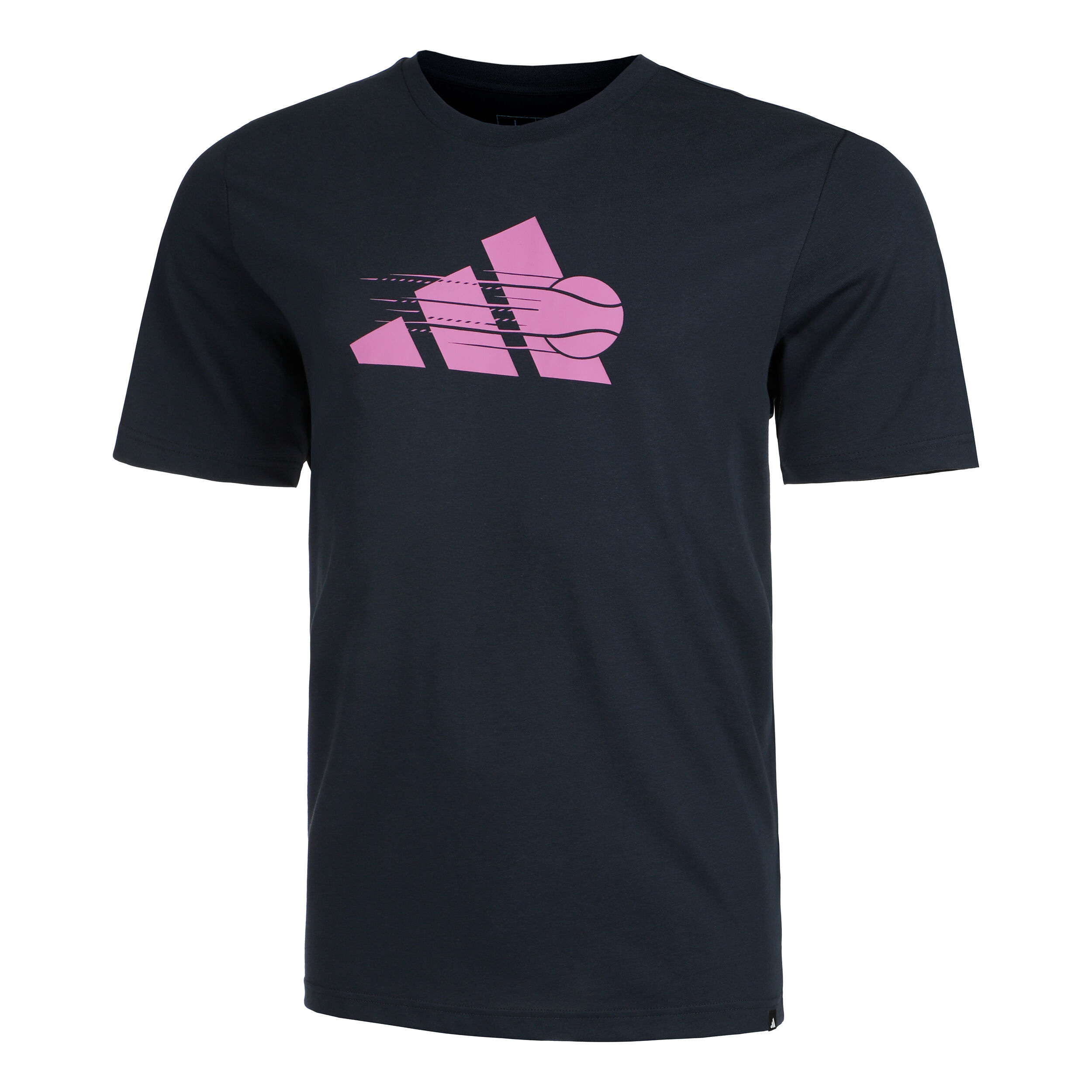 Pink and black adidas t shirt discount