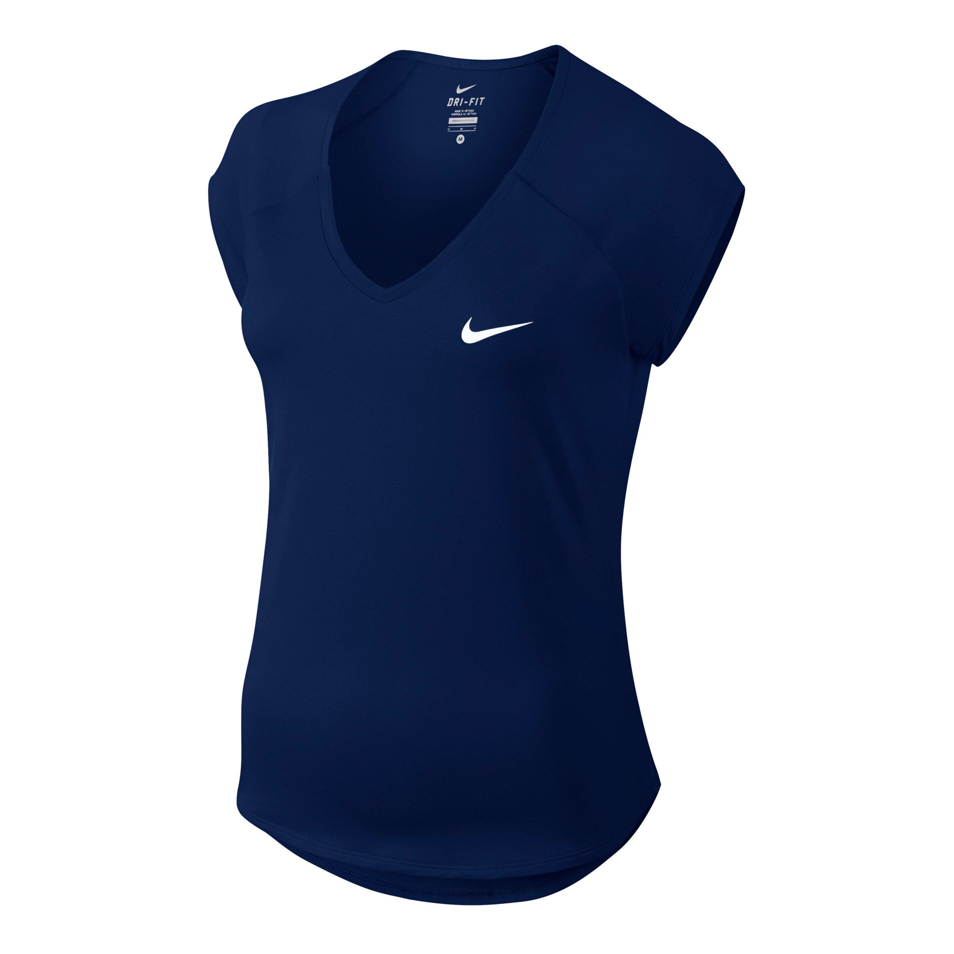 Court Pure T Shirt Women Dark Blue White