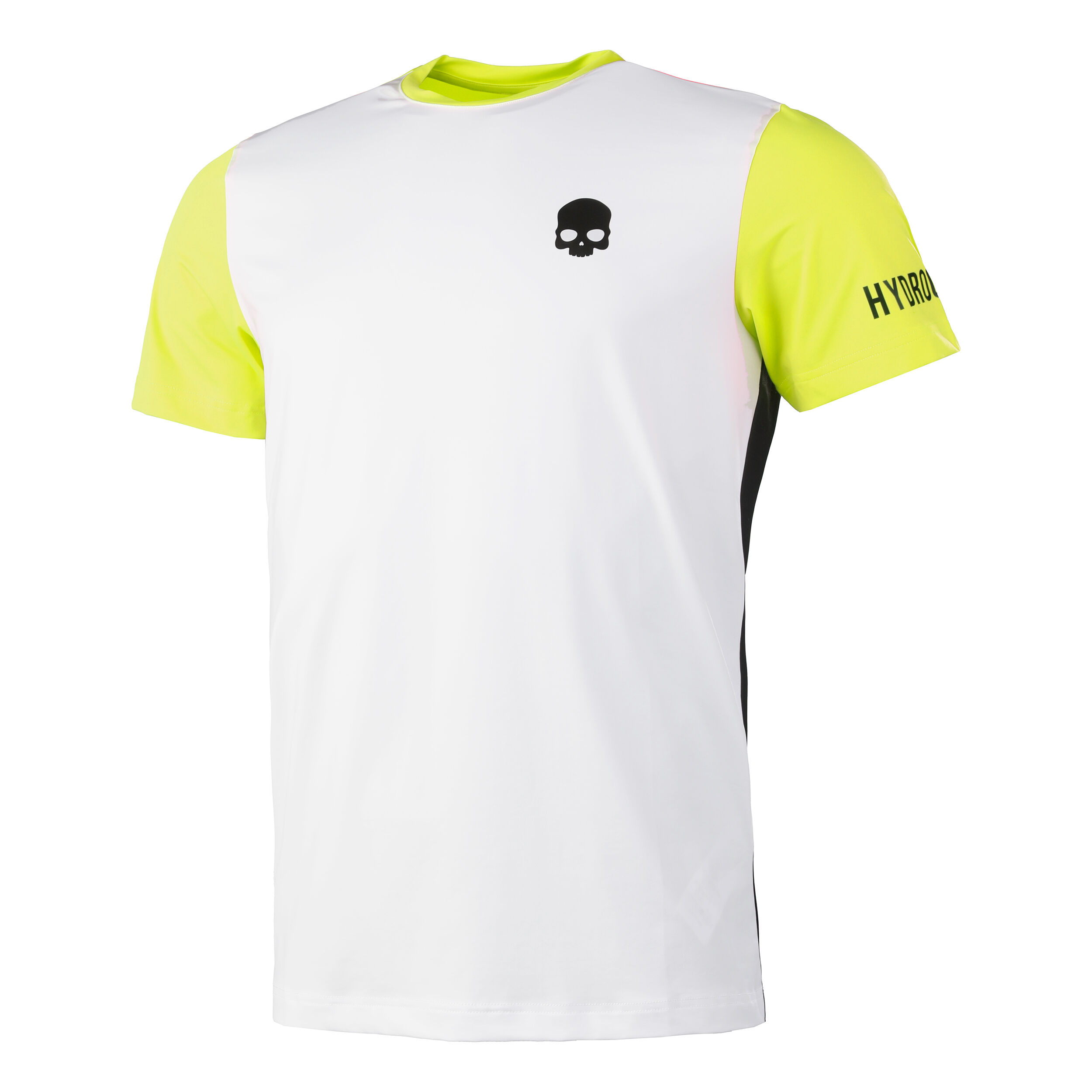 Tech Team T Shirt Men White Yellow