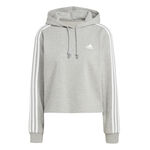 adidas Essentials 3-Stripes French Terry Crop Hoodie