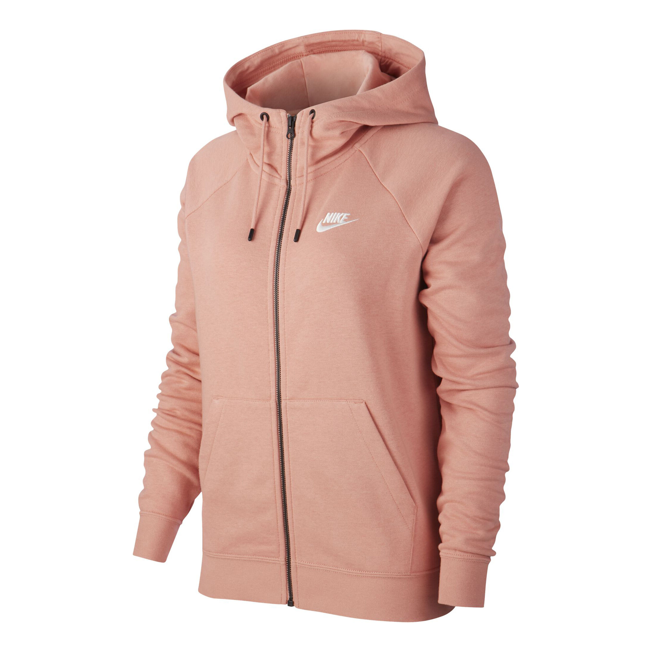 Sportswear Essential Zip Hoodie Women Apricot White