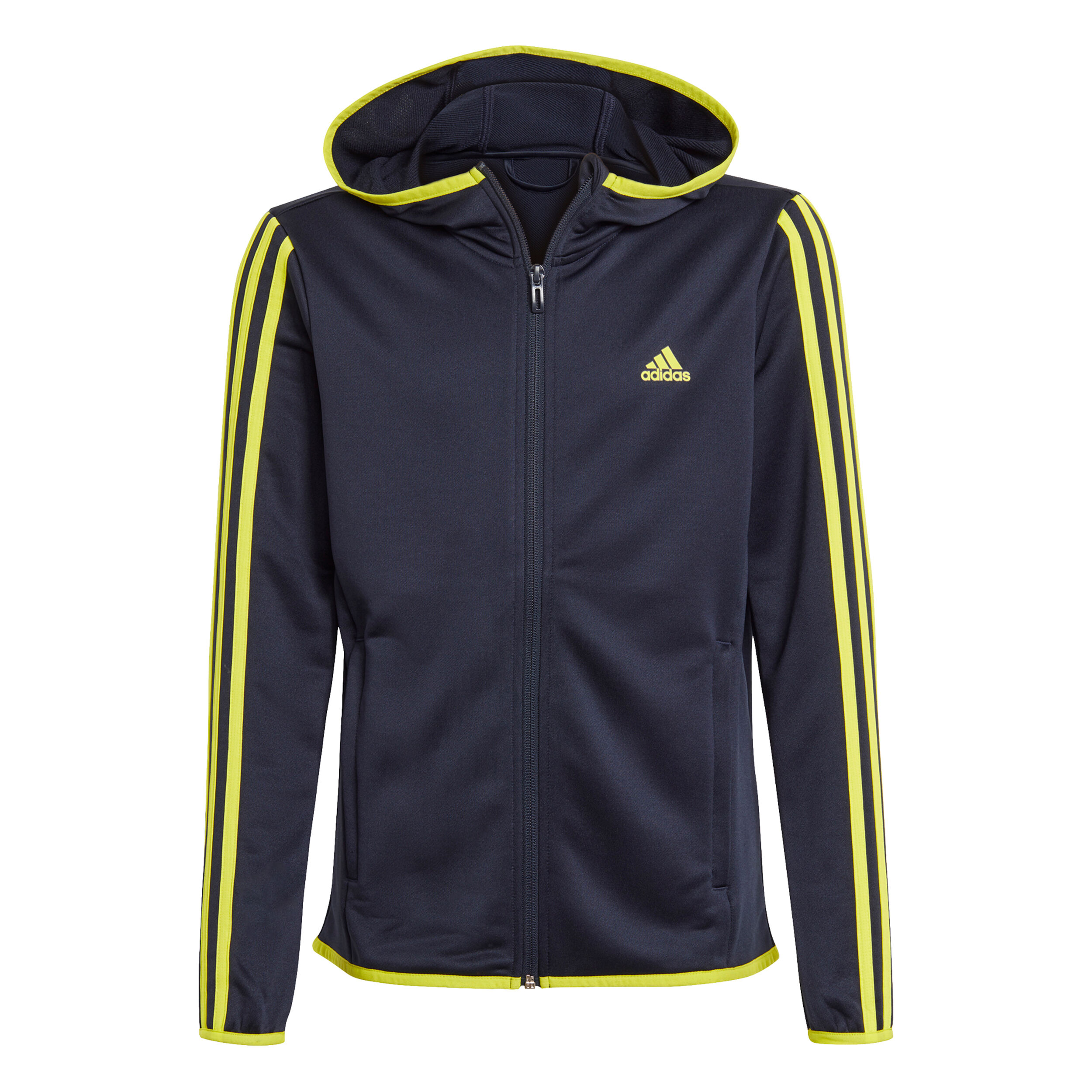 Buy adidas 3 Stripes Zip Hoodie Boys Blue Yellow online Padel
