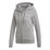 Essentials Plain Full-Zip Hoodie Women