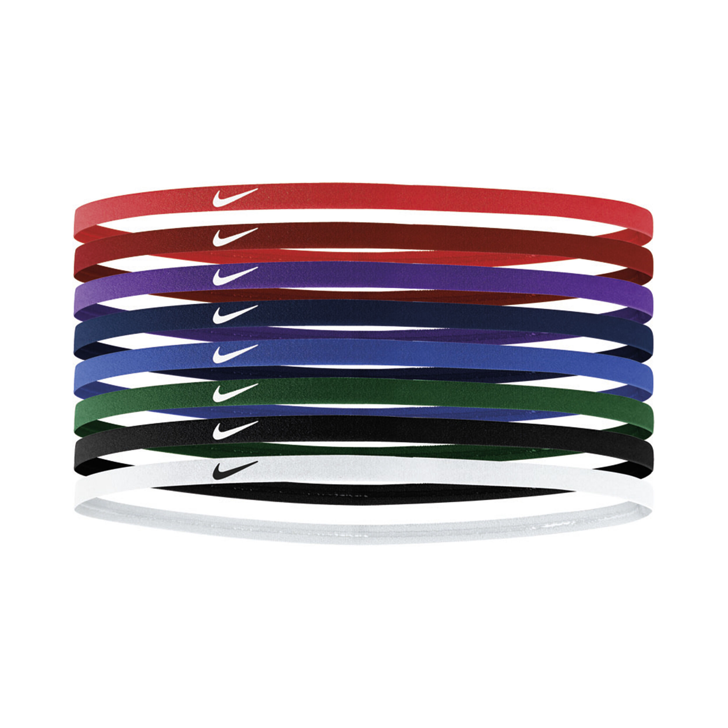 Buy Nike Skinny Hair Band White Multicoloured online Padel