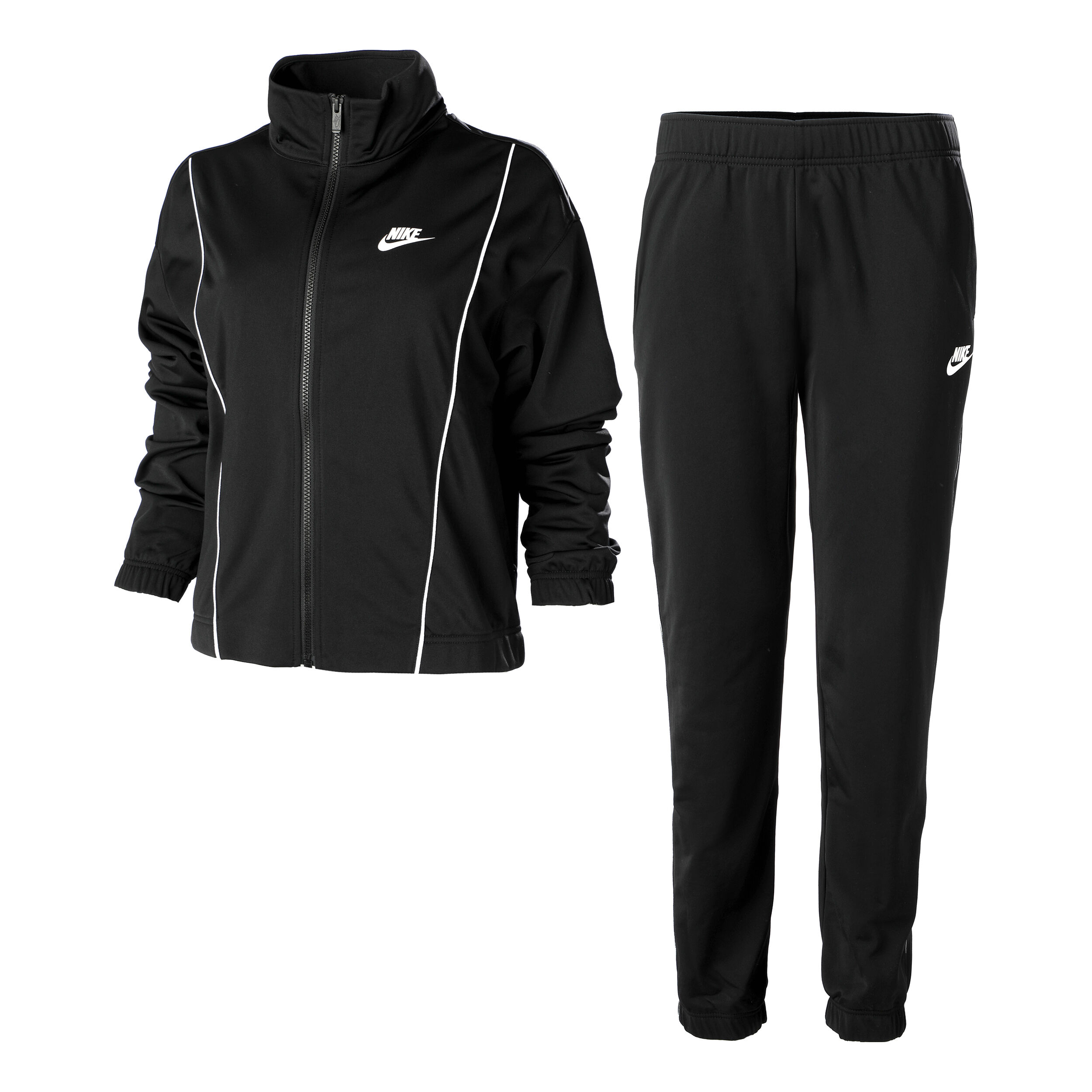 Nike tracksuit womens black and white 2025