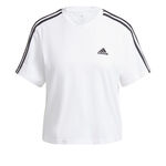 adidas Essentials 3-Stripes Single Jersey Crop Top