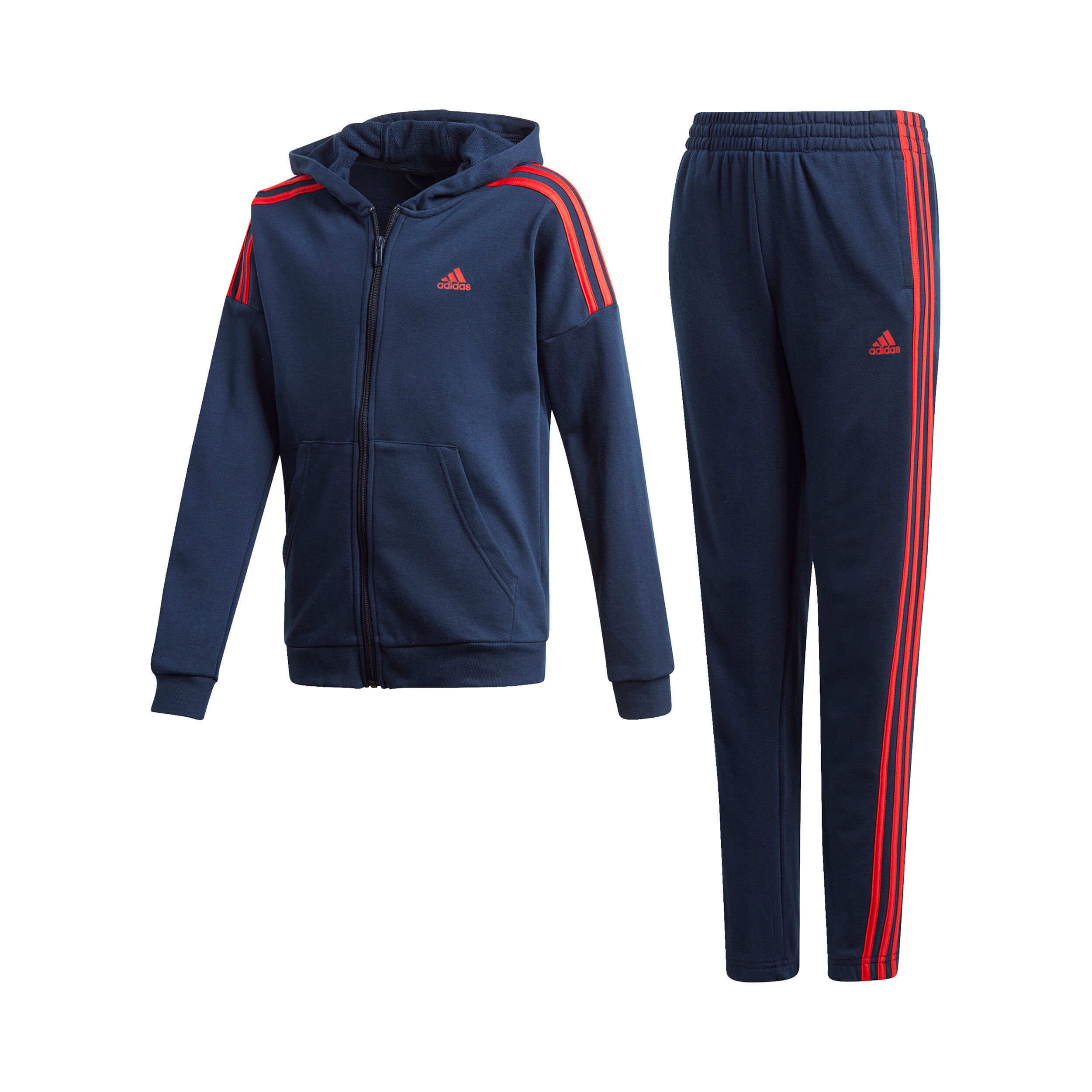 Red adidas tracksuit infant on sale