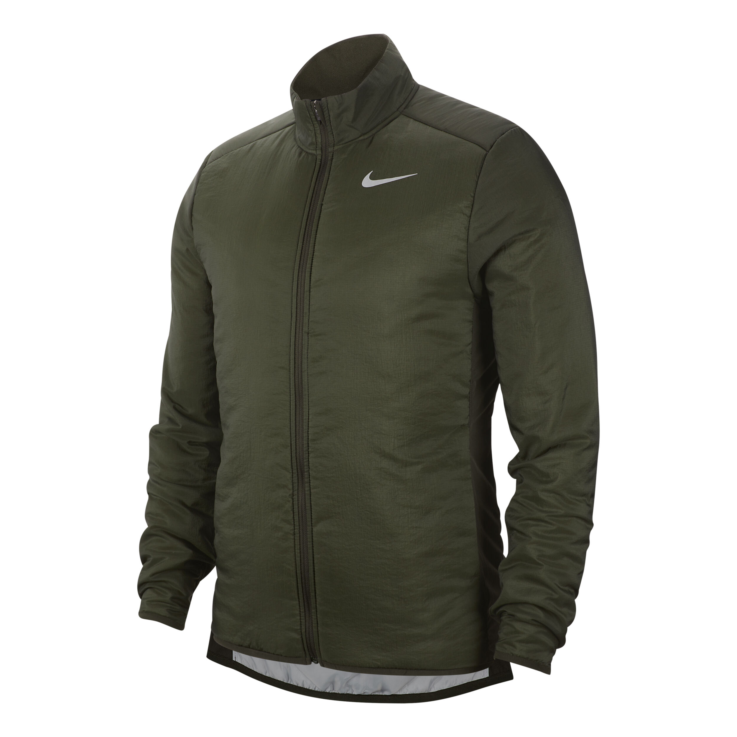 Buy Nike Aerolayer Running Jacket Men Green Silver online Padel