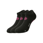 BIDI BADU Clothing BIDI BADU Karli Tech No-Show Sports Socks 3 Pack-Black,Pink