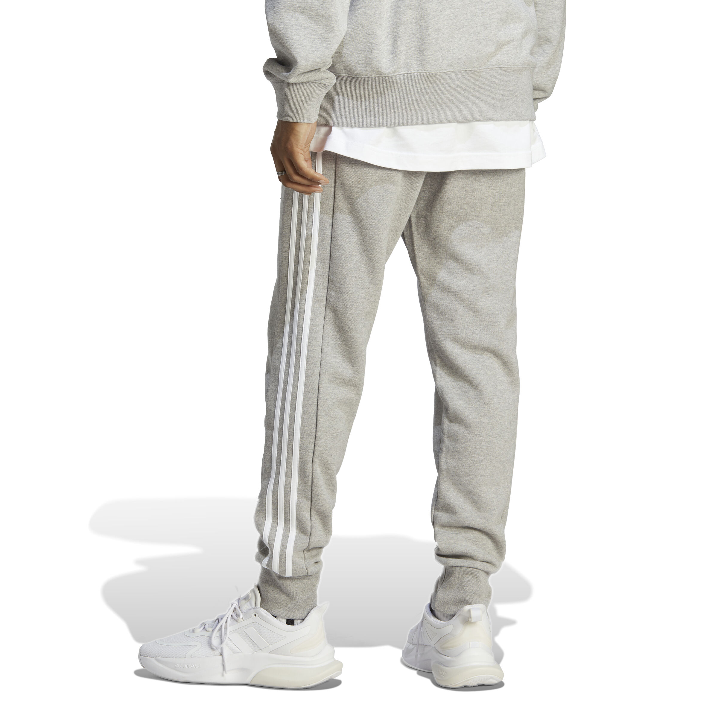 Adidas taper 3 stripe track 2024 pants mens